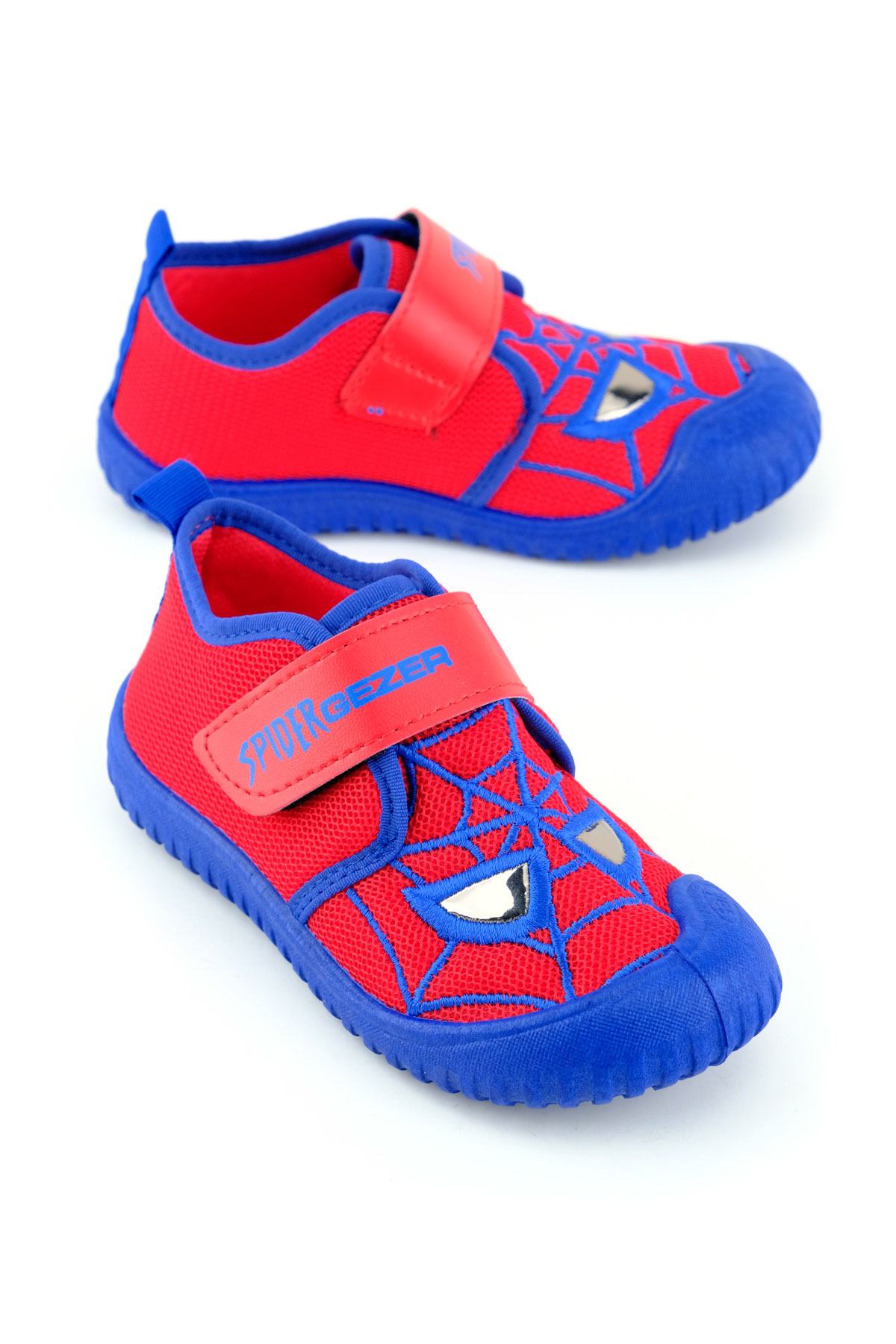 Erkek Çocuk Yazlık Keten Rahat Taban Tek Cırt Cırtlı Ayarlanabilir Ev Bahçe Okul Kreş Günlük Ayakkabı - Görsel 2