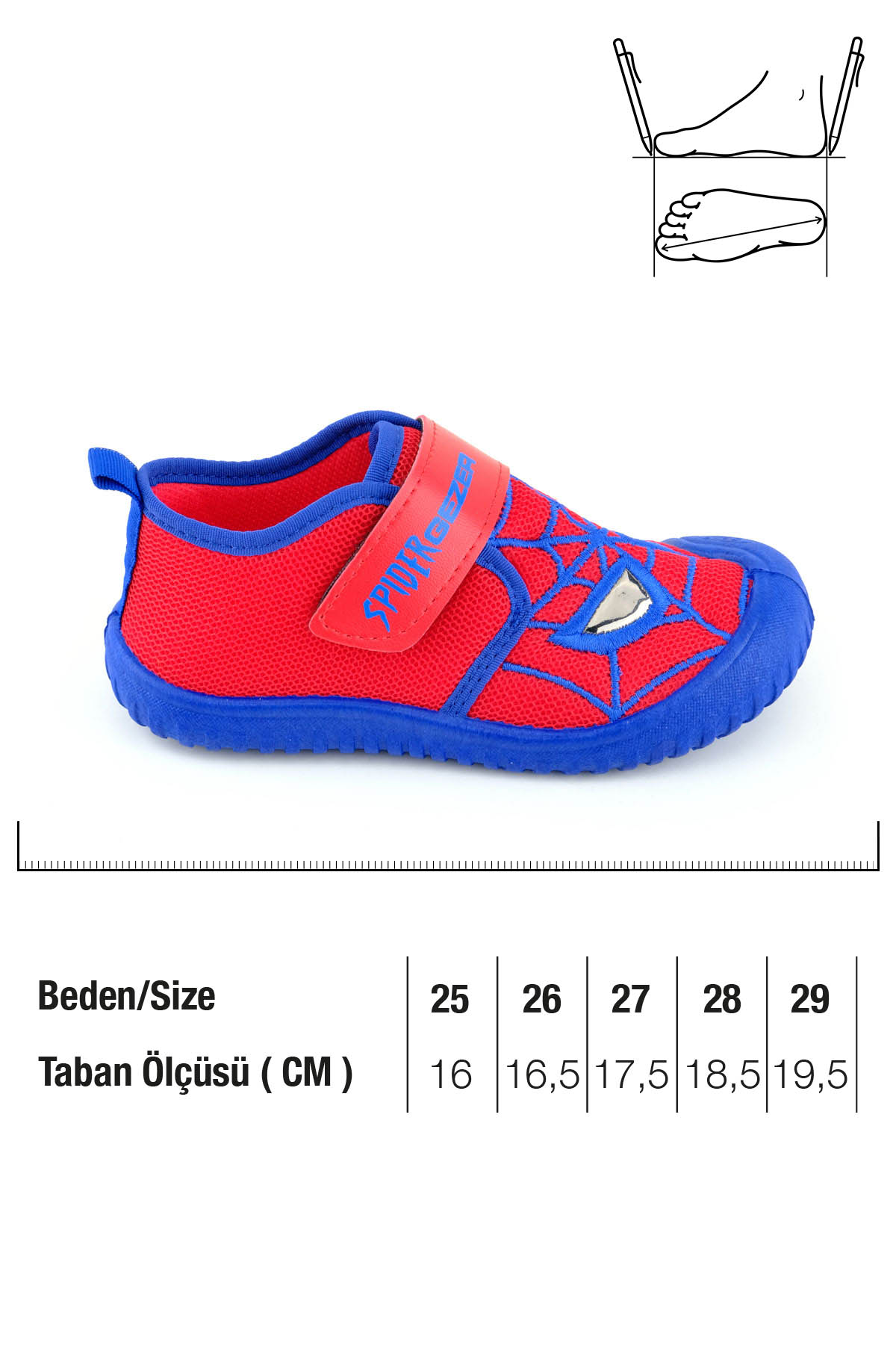 Erkek Çocuk Yazlık Keten Rahat Taban Tek Cırt Cırtlı Ayarlanabilir Ev Bahçe Okul Kreş Günlük Ayakkabı - Görsel 3