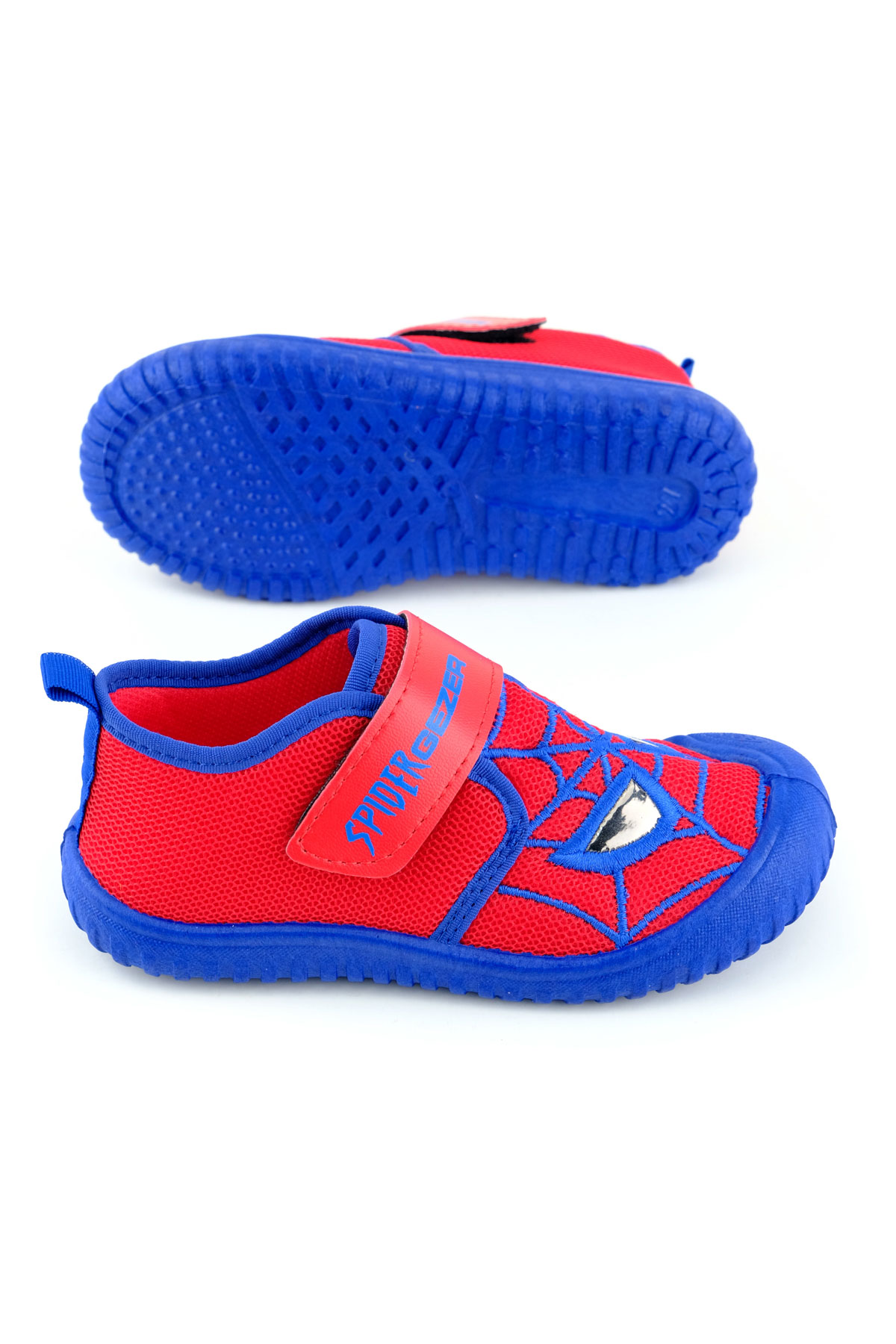 Erkek Çocuk Yazlık Keten Rahat Taban Tek Cırt Cırtlı Ayarlanabilir Ev Bahçe Okul Kreş Günlük Ayakkabı - Görsel 6