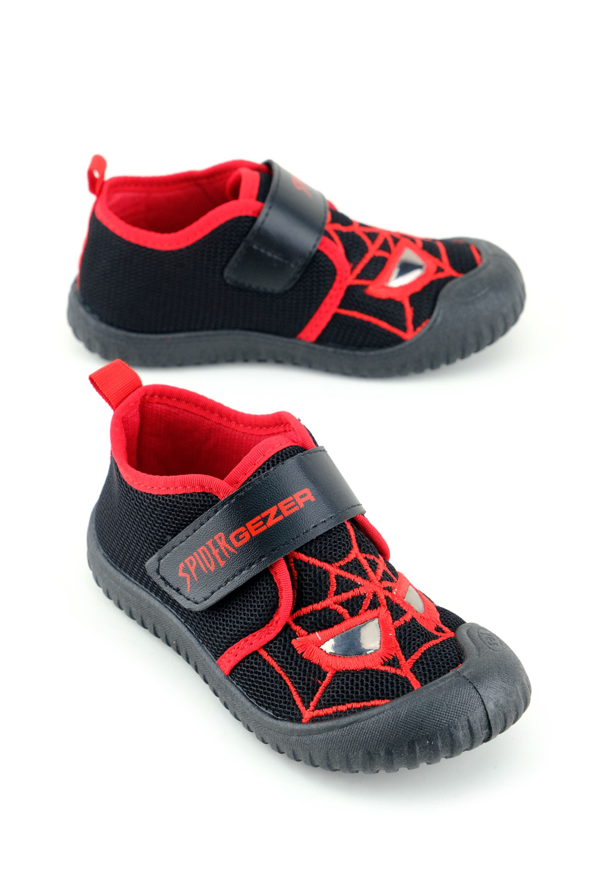 Erkek Çocuk Yazlık Keten Rahat Taban Tek Cırt Cırtlı Ayarlanabilir Ev Bahçe Okul Kreş Günlük Ayakkabı - Görsel 2