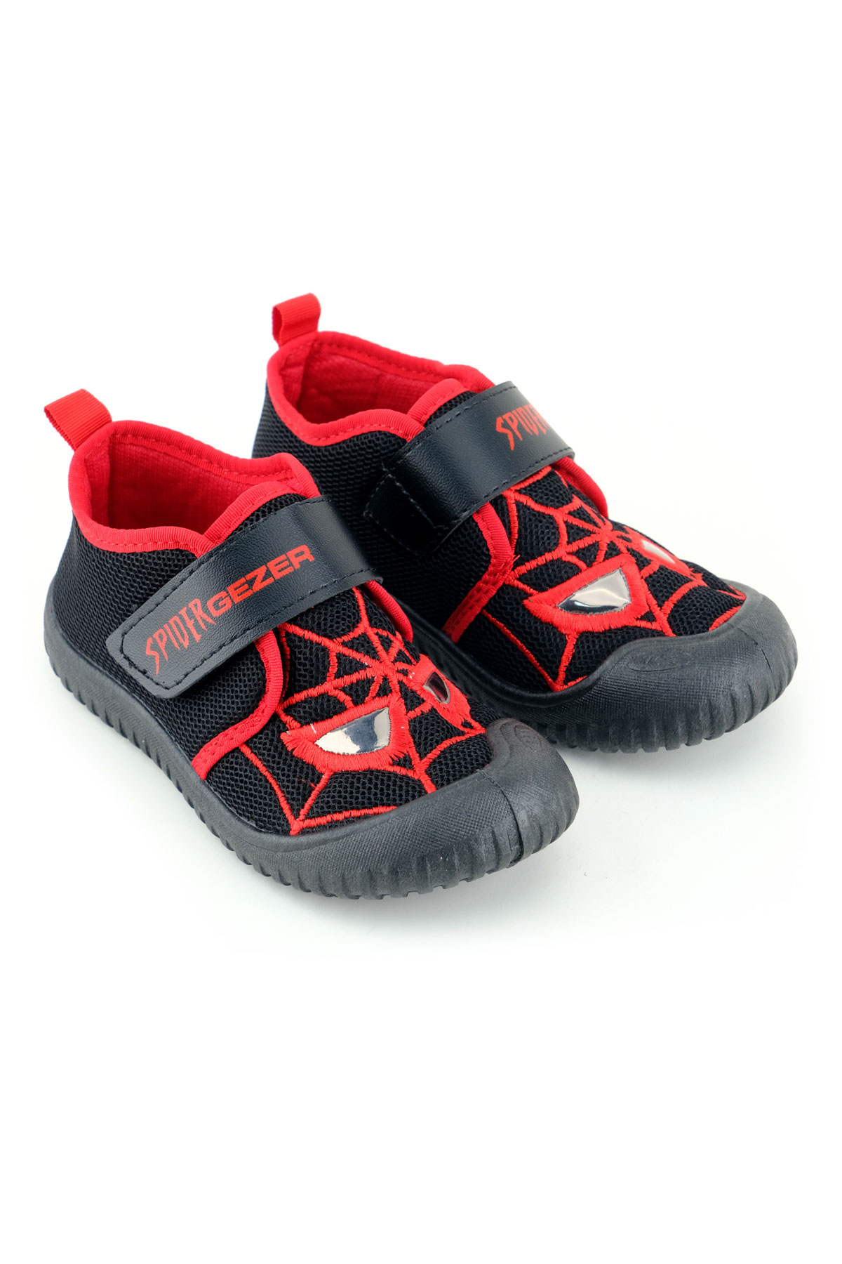 Erkek Çocuk Yazlık Keten Rahat Taban Tek Cırt Cırtlı Ayarlanabilir Ev Bahçe Okul Kreş Günlük Ayakkabı - Görsel 4