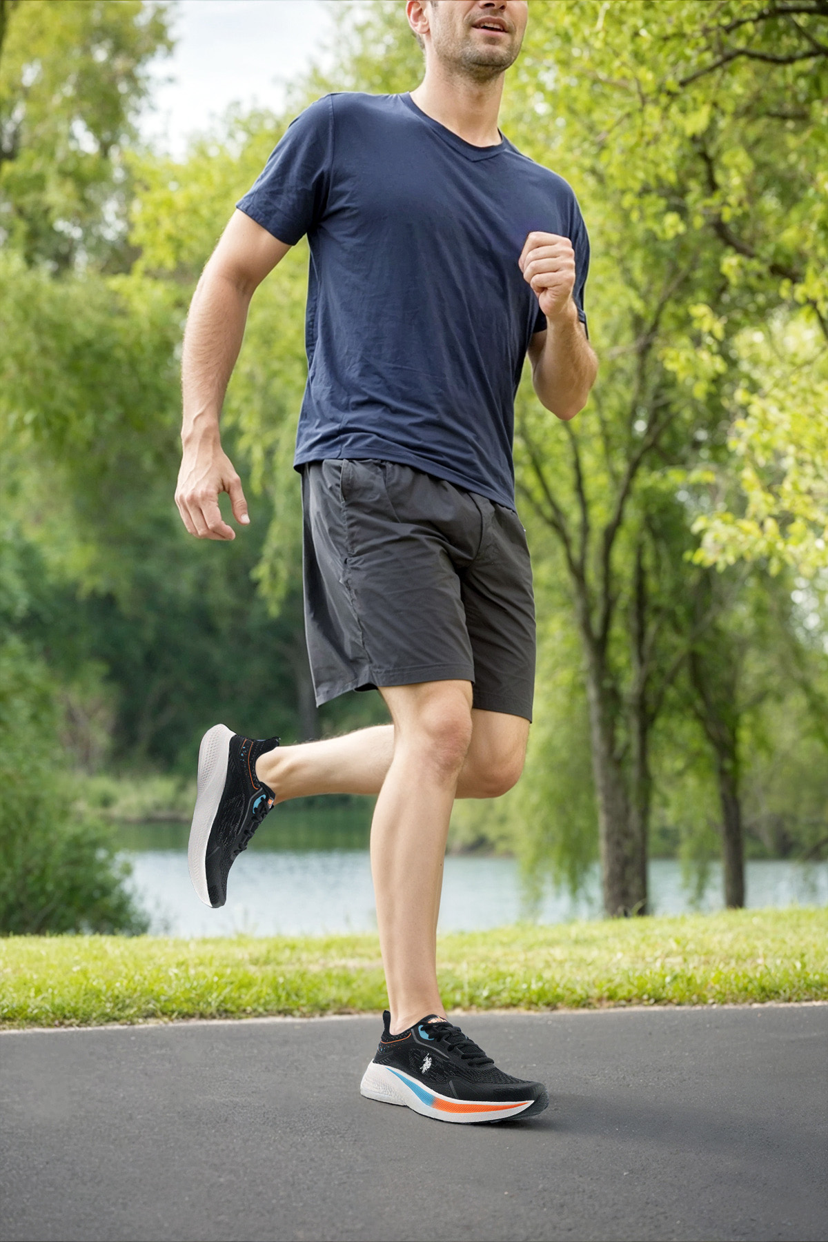 ARMANDO 5FX Siyah Erkek Koşu Ayakkabısı - Görsel 3