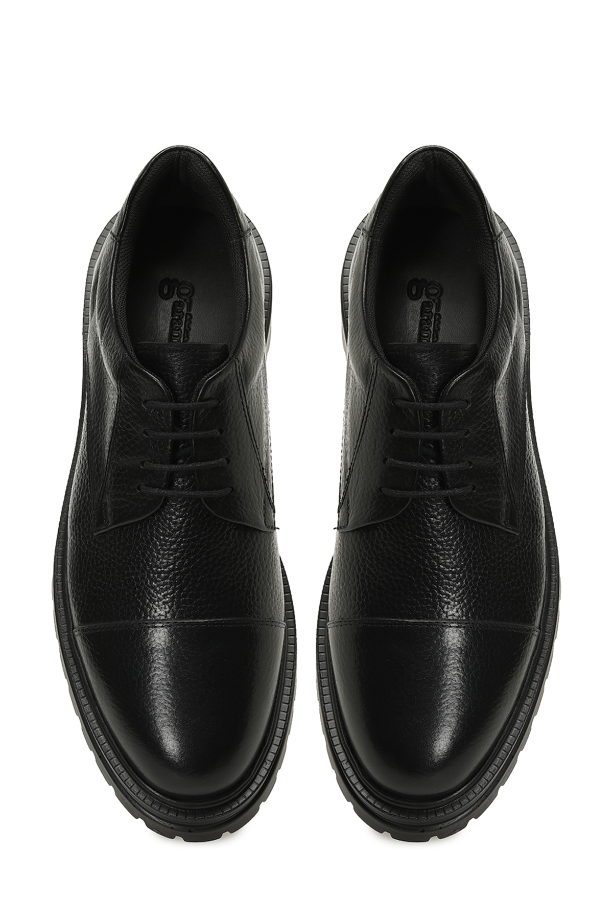 DORA-INF 5PR Siyah Erkek Klasik Ayakkabı - Görsel 6