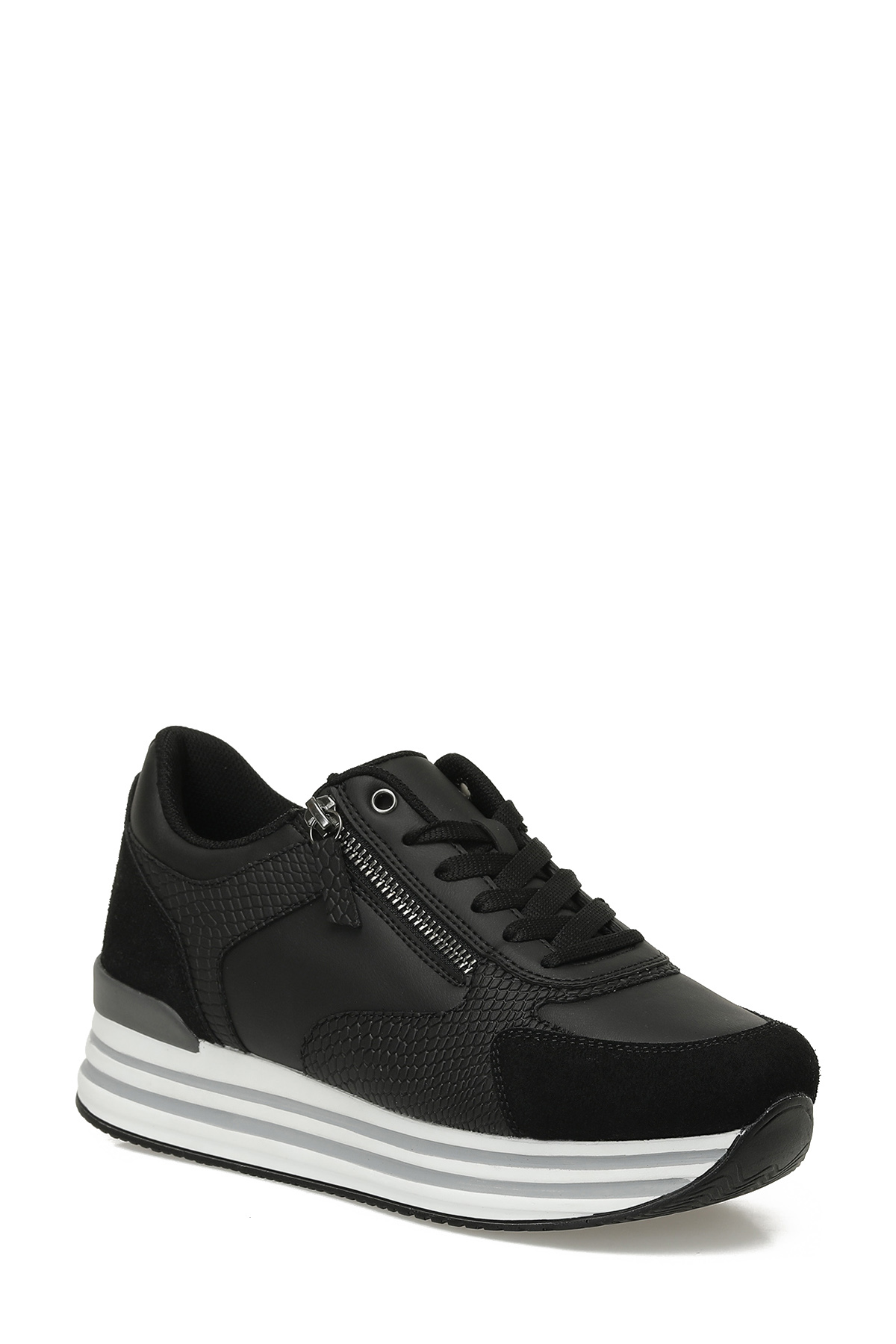 ANNA W 5PR Siyah Kadın Sneaker - Görsel 3