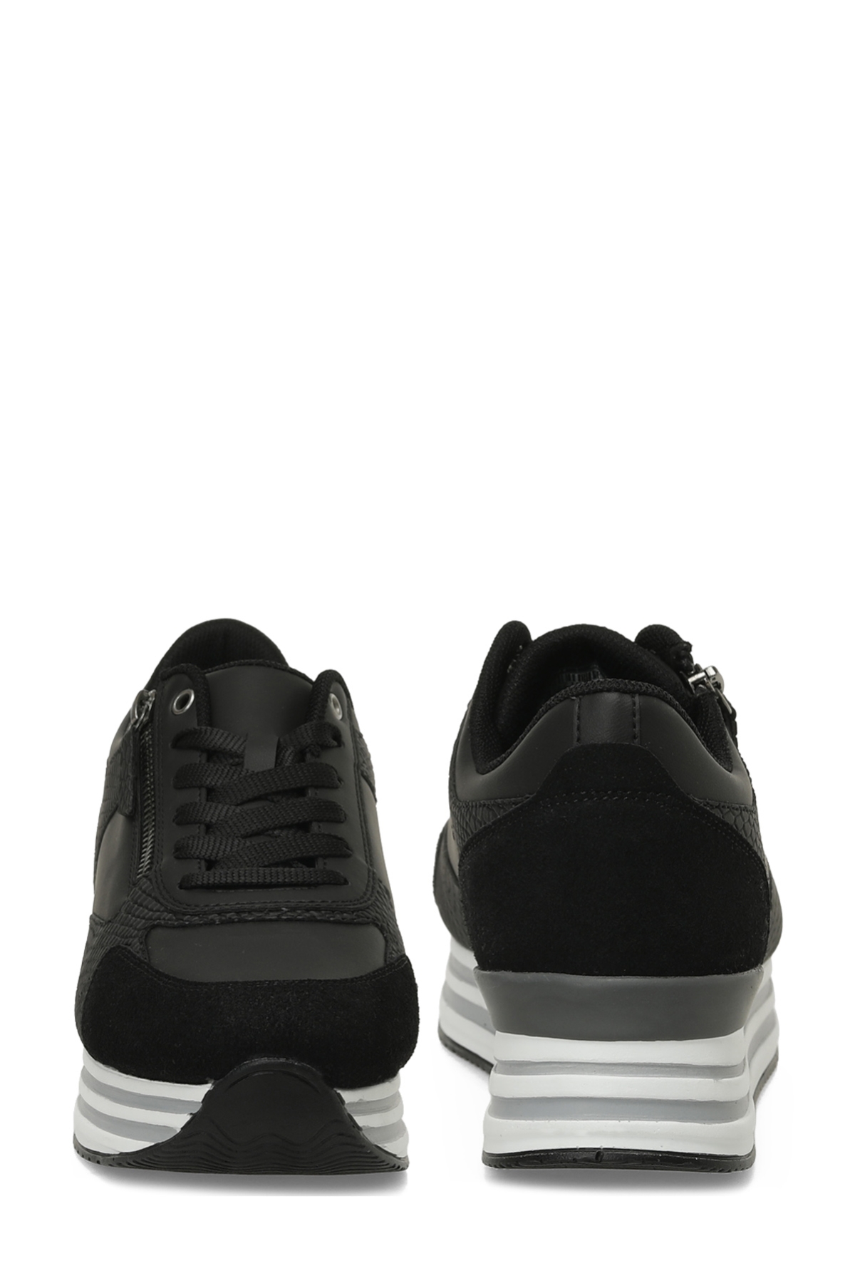 ANNA W 5PR Siyah Kadın Sneaker - Görsel 6