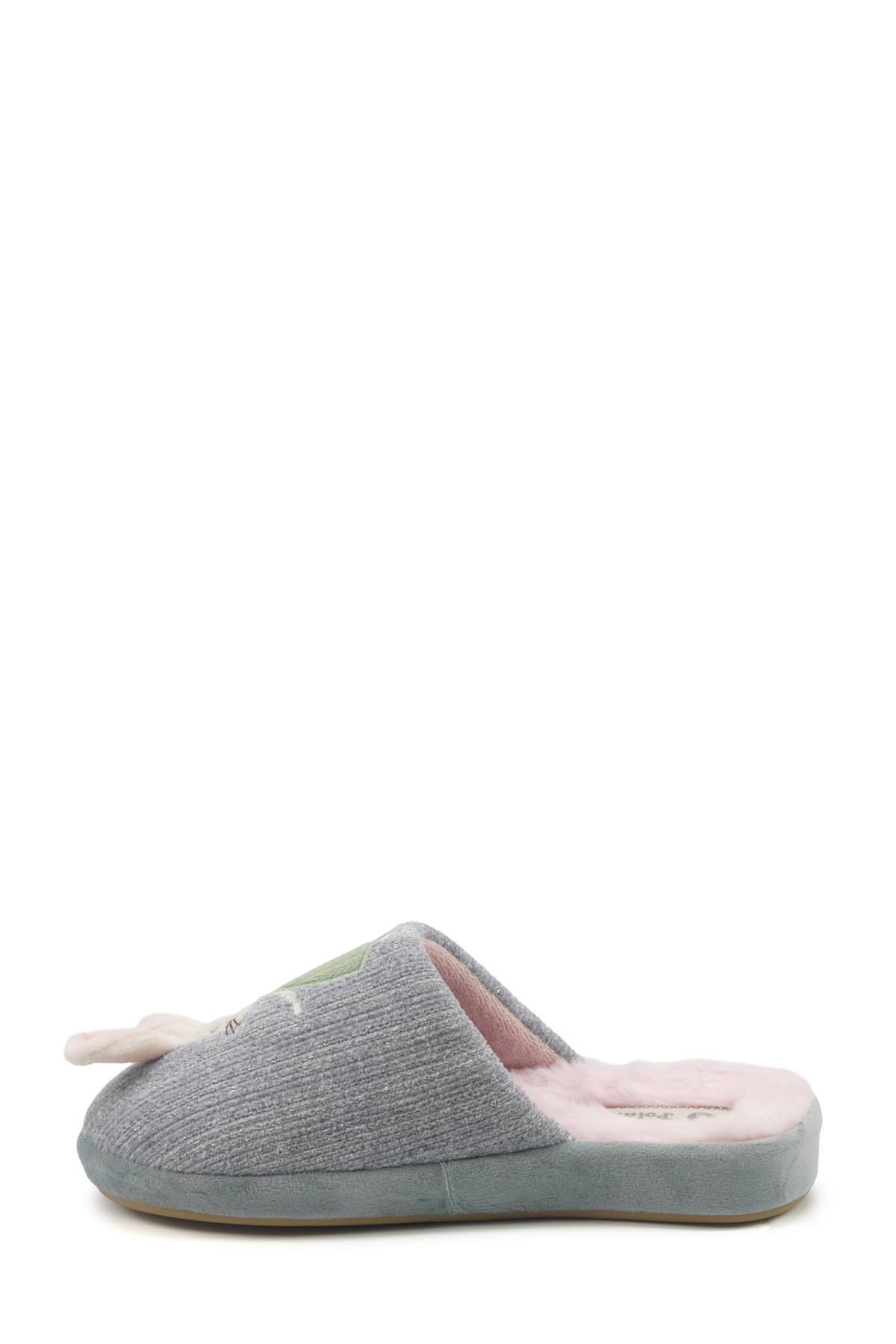 609054.Z5PR GRI Kadın Ev Terliği - Görsel 4