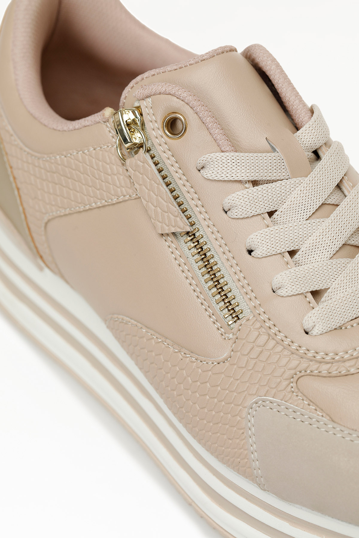 ANNA W 5PR Bej Kadın Sneaker - Görsel 8