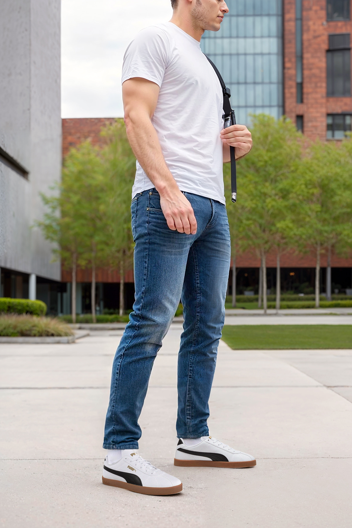 Club II SL Beyaz Erkek Sneaker - Görsel 3