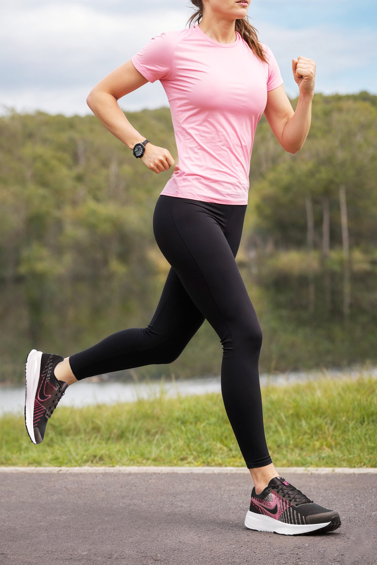 W RUN DEFY Siyah Kadın Koşu Ayakkabısı - Görsel 3