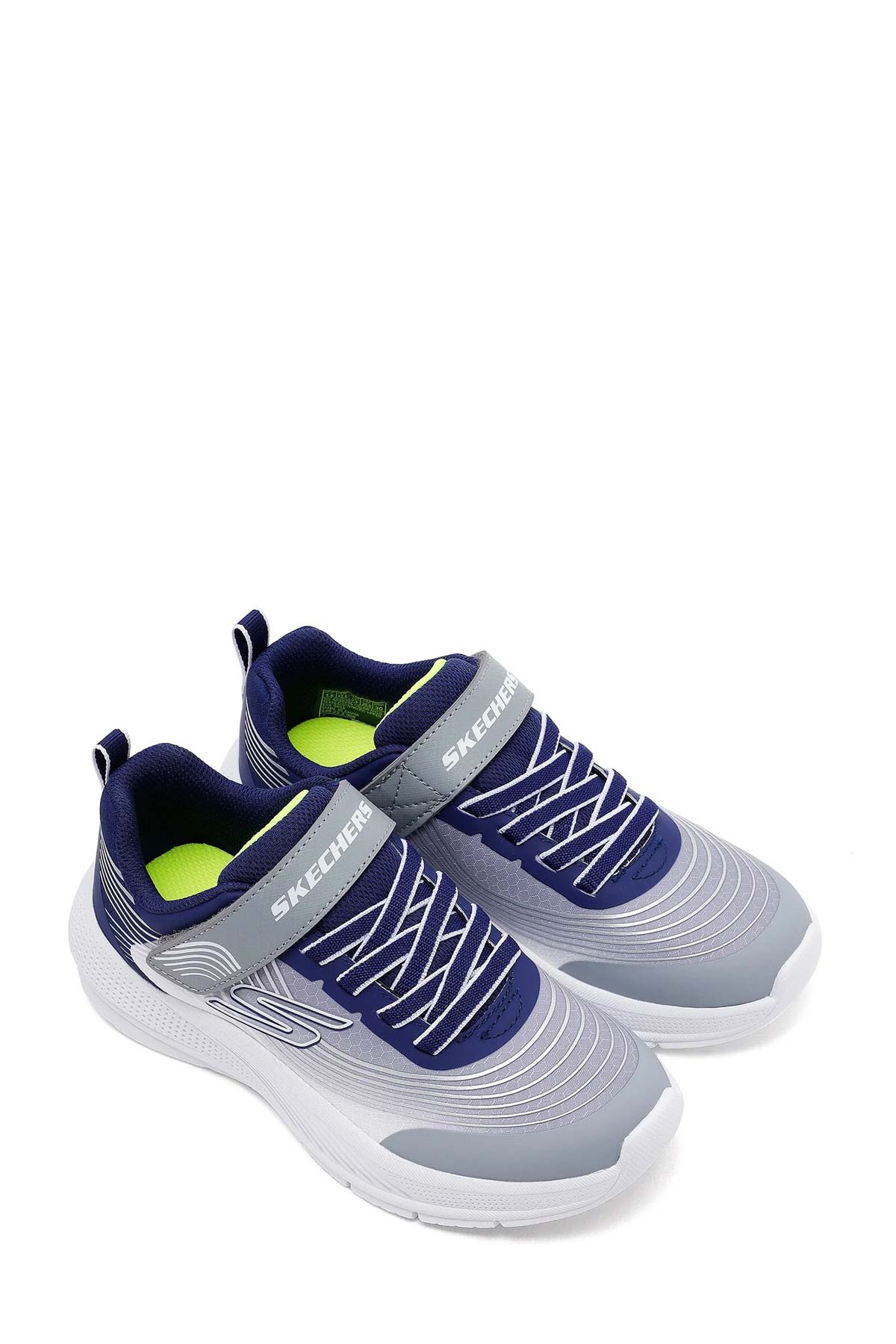 Skechers MICROSPEC ADVANCE Lacivert Erkek Çocuk Spor Ayakkabı - Görsel 7