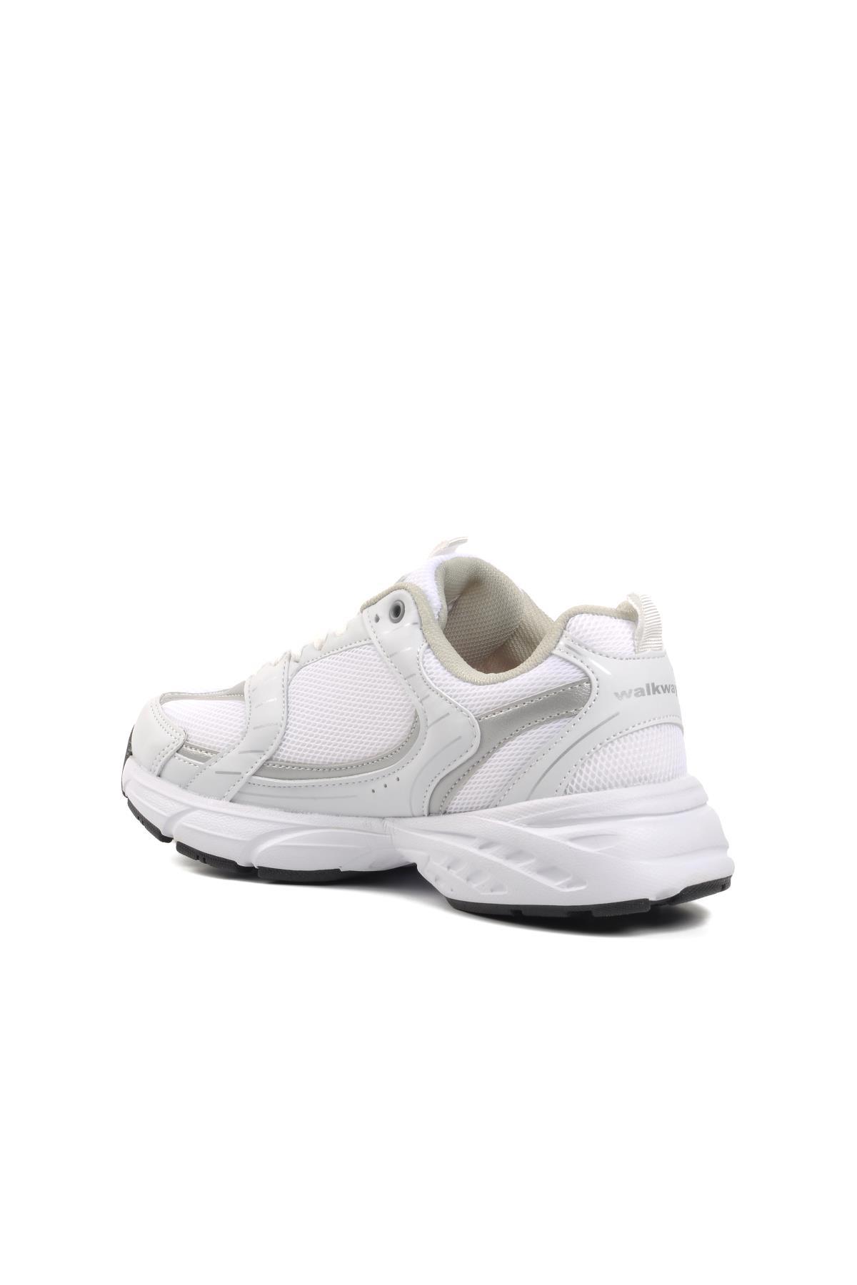 Run Beyaz-Gümüş Unisex Koşu Ayakkabısı - Görsel 5