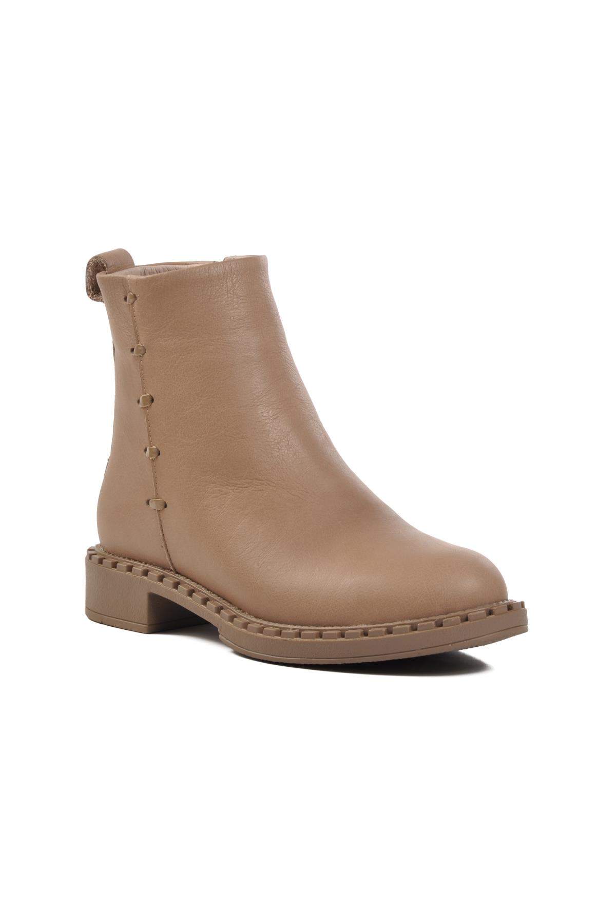 9894 Vizon İçi Kürklü Hakiki Deri Kadın Bot - Görsel 2