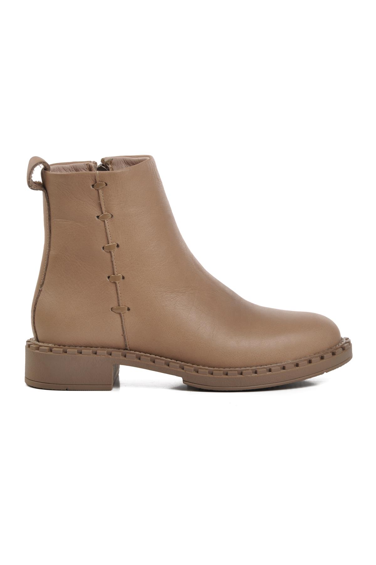 9894 Vizon İçi Kürklü Hakiki Deri Kadın Bot - Görsel 3