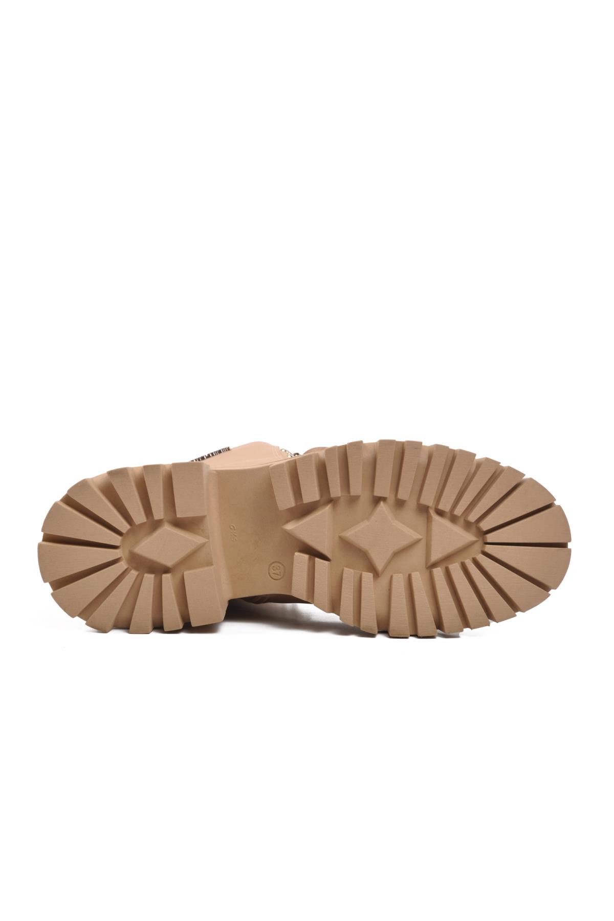 PC-54079 Bej Kadın Bot - Görsel 6