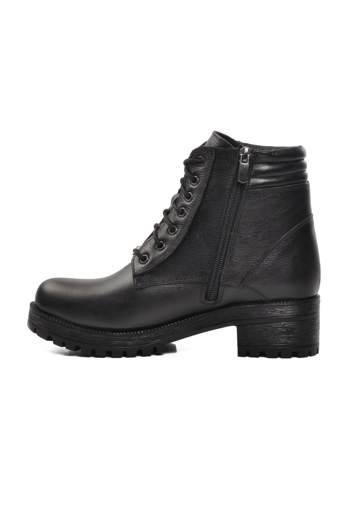 PC-54071 Siyah İçi Kürklü Kadın Bot - Görsel 4
