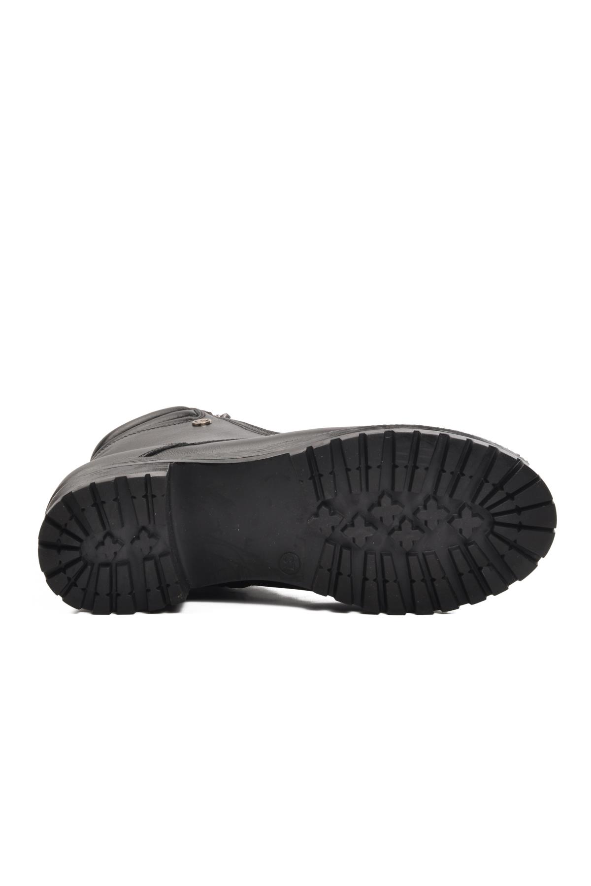 PC-54071 Siyah İçi Kürklü Kadın Bot - Görsel 6