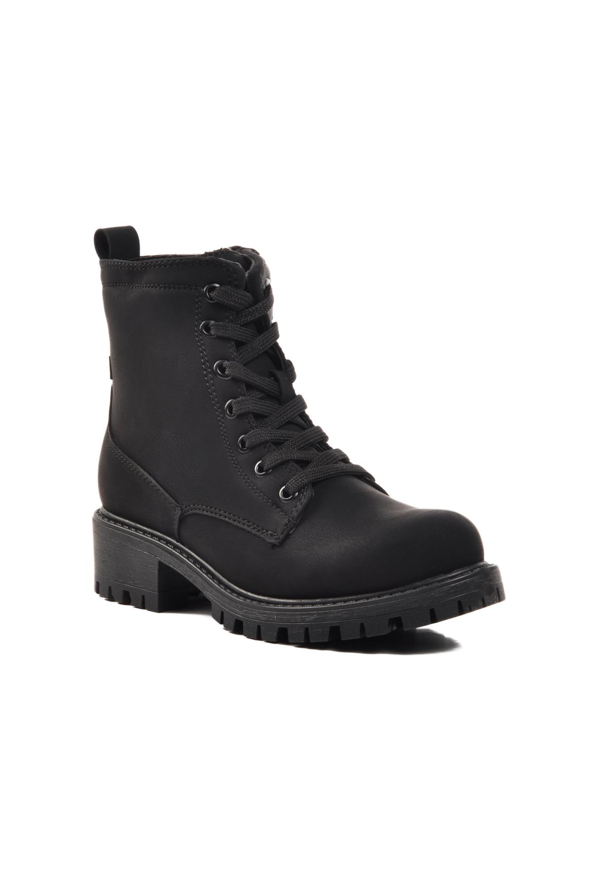 23008 Siyah-Zümrüt İçi Polarlı Kadın Bot - Görsel 2