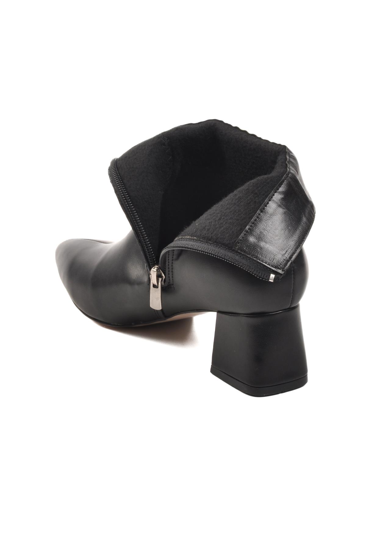 267 Siyah İçi Polarlı Kadın Bot - Görsel 5