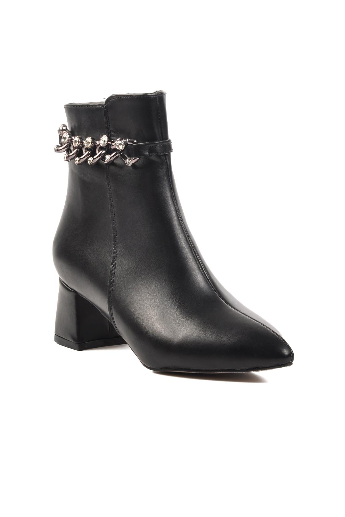 266 Siyah İçi Polarlı Kadın Bot - Görsel 2