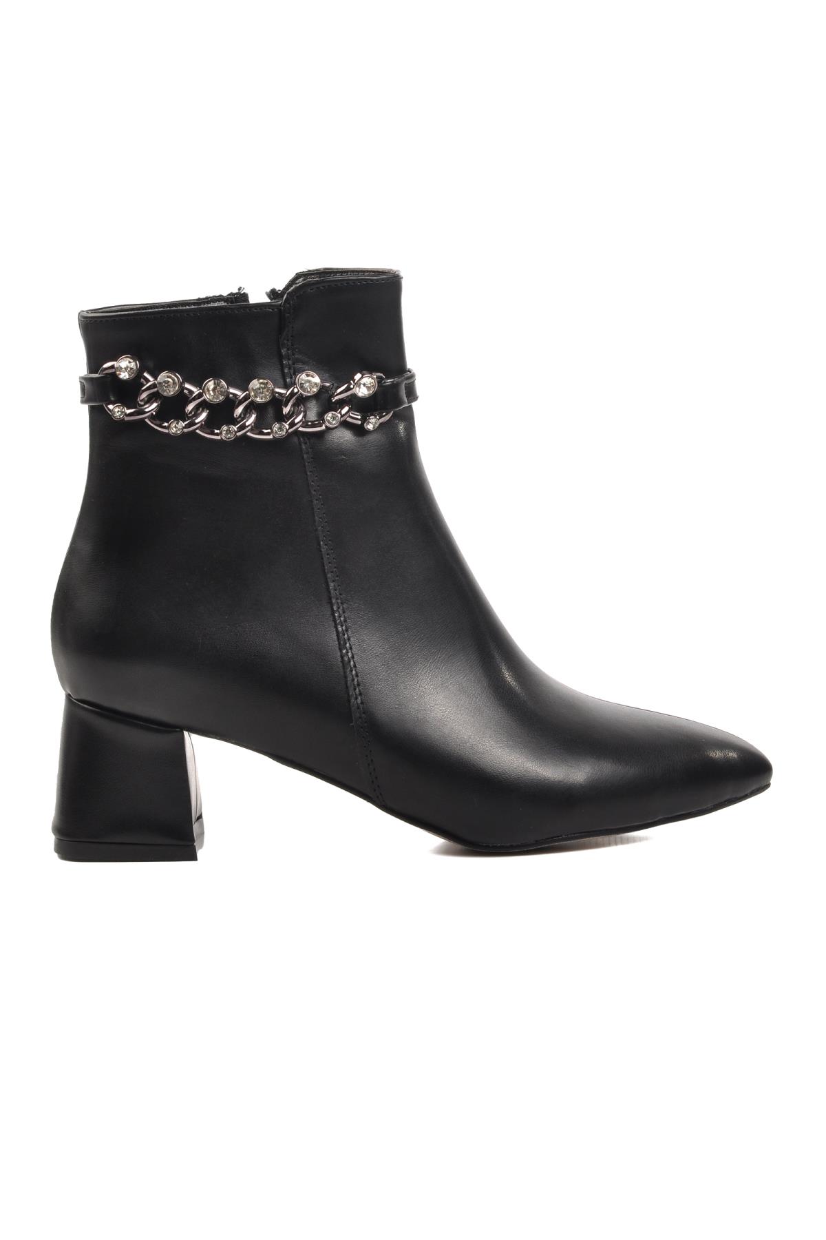 266 Siyah İçi Polarlı Kadın Bot - Görsel 3