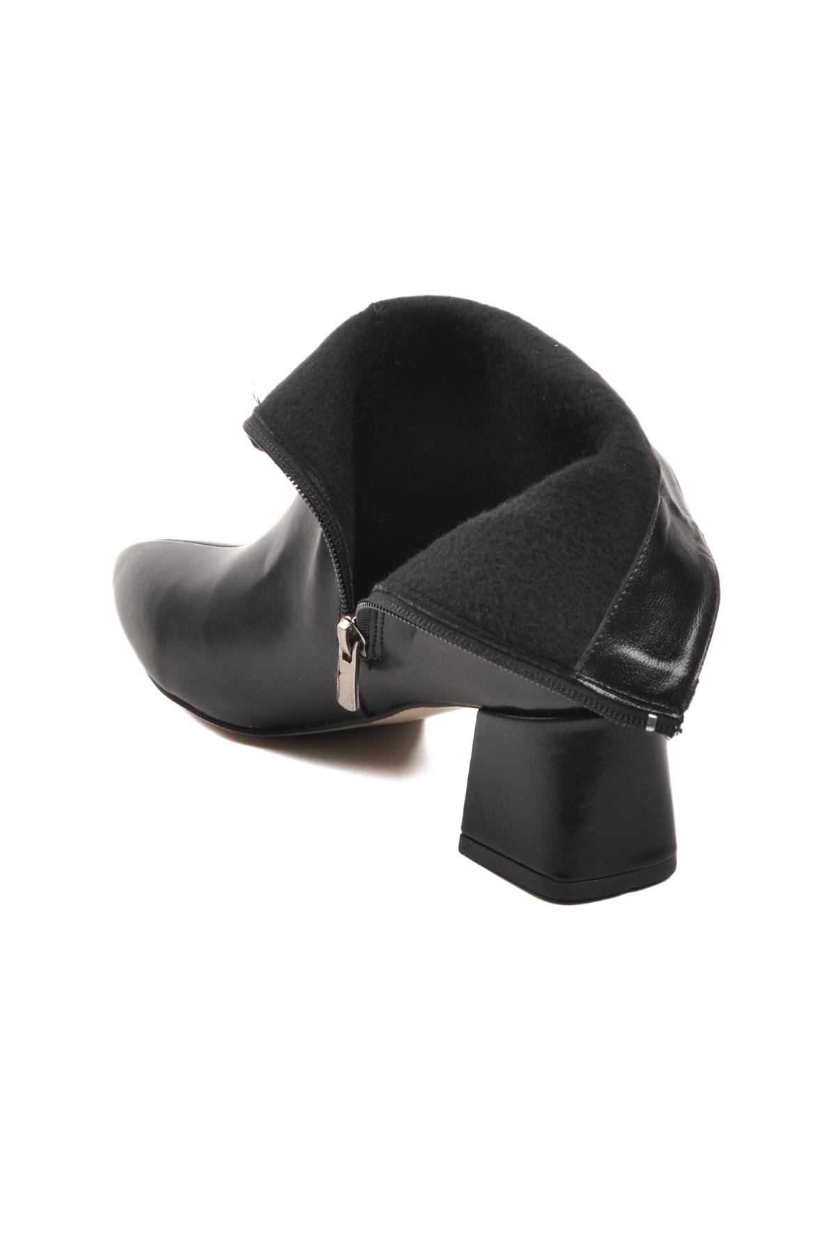 266 Siyah İçi Polarlı Kadın Bot - Görsel 5