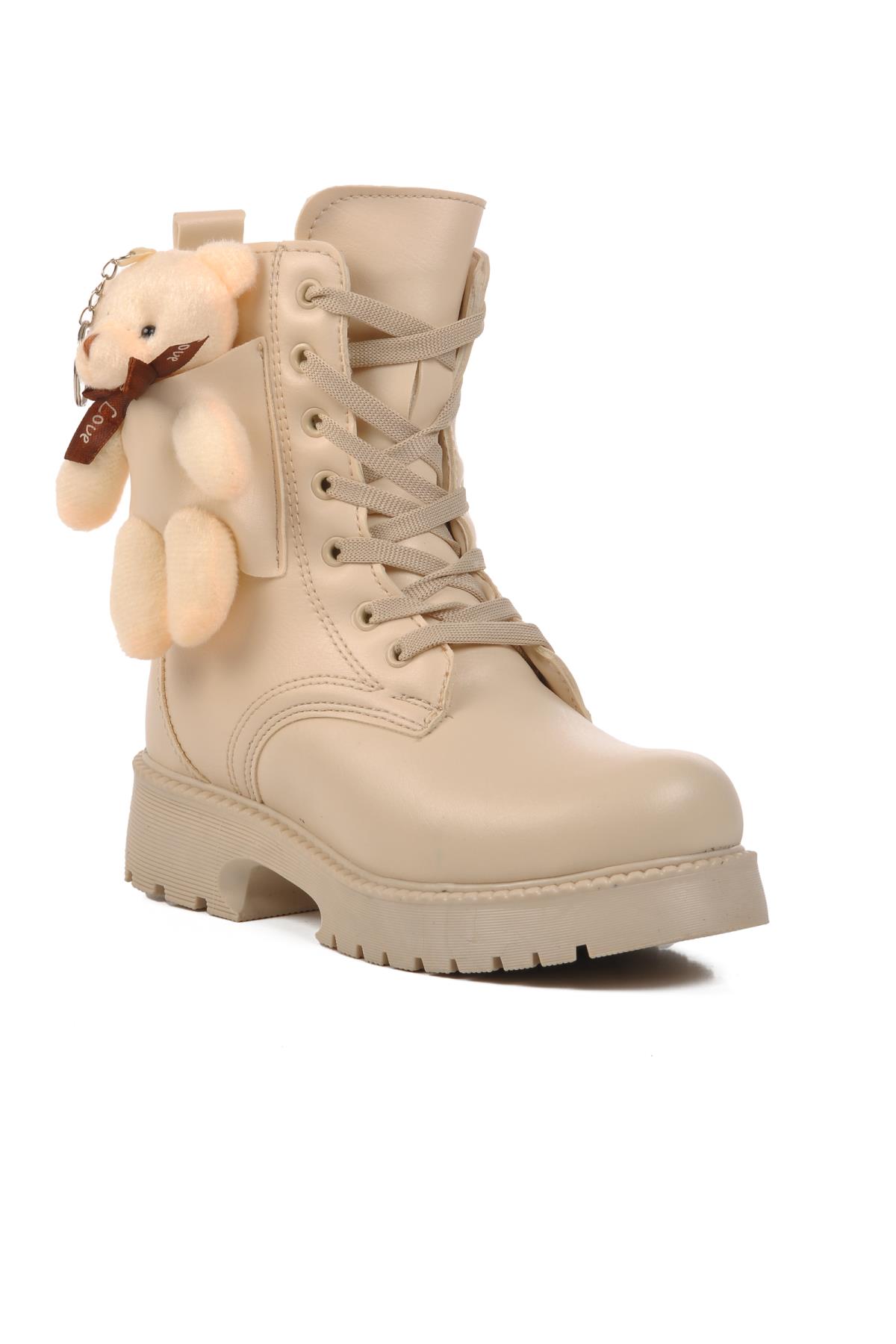 Pegasi-F Bej İçi Kürklü Çocuk Bot - Görsel 2