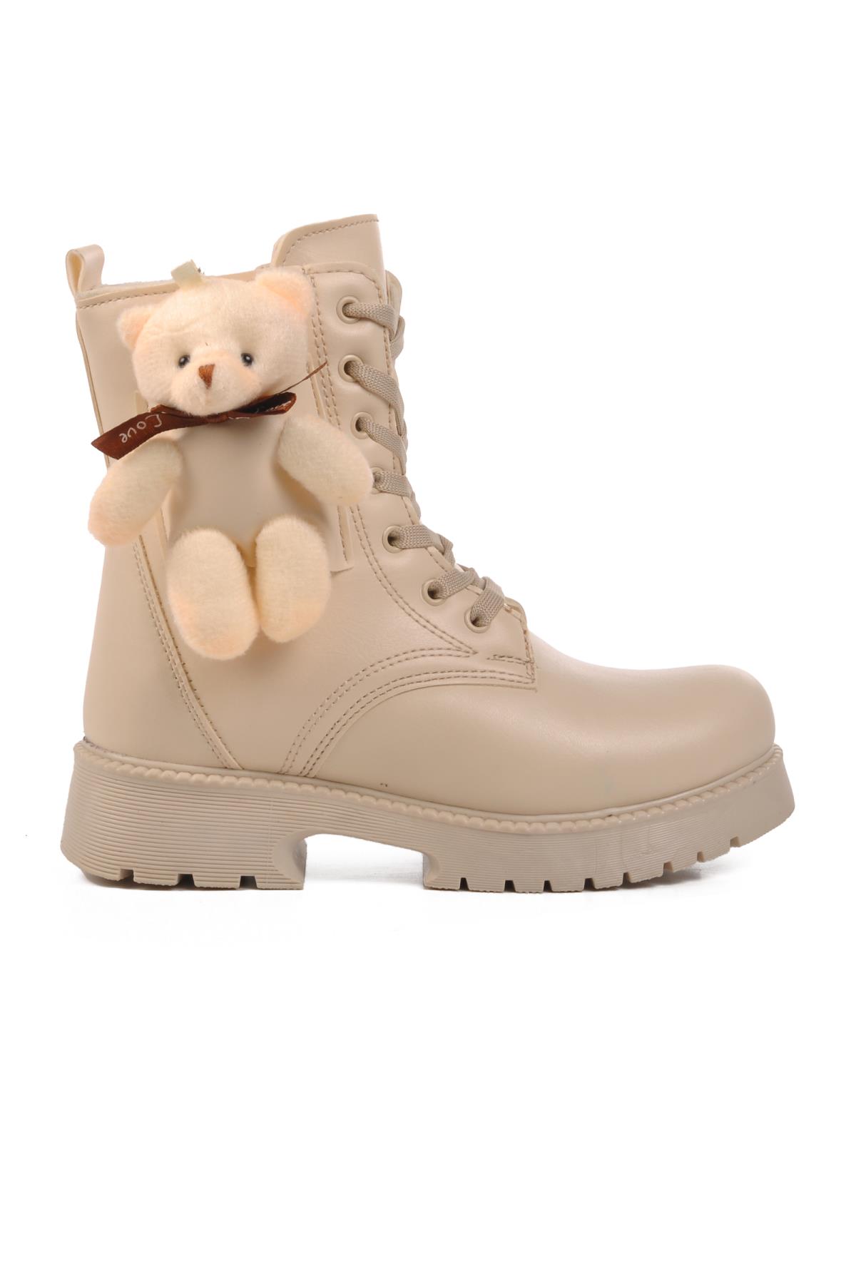 Pegasi-F Bej İçi Kürklü Çocuk Bot - Görsel 3