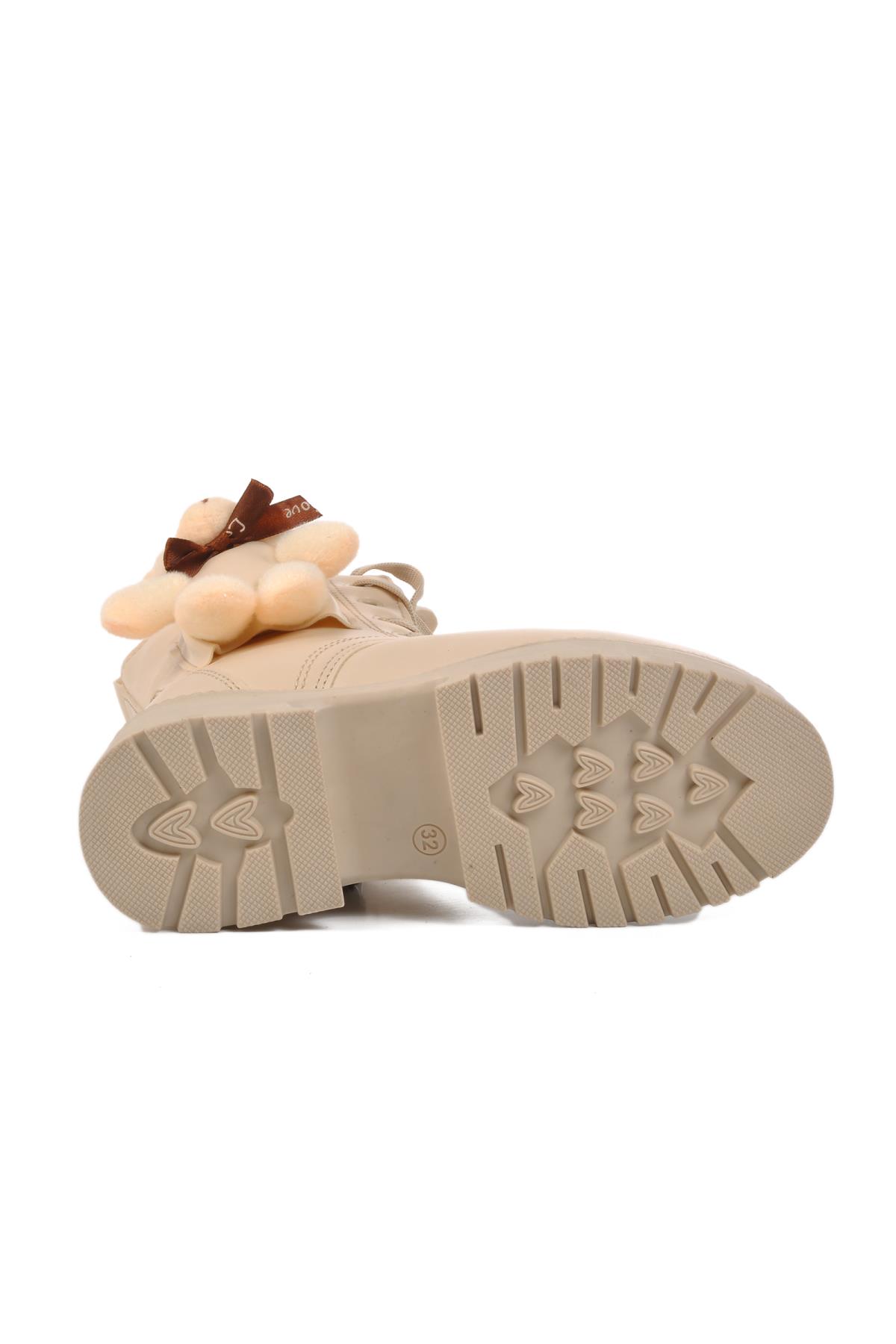 Pegasi-F Bej İçi Kürklü Çocuk Bot - Görsel 6