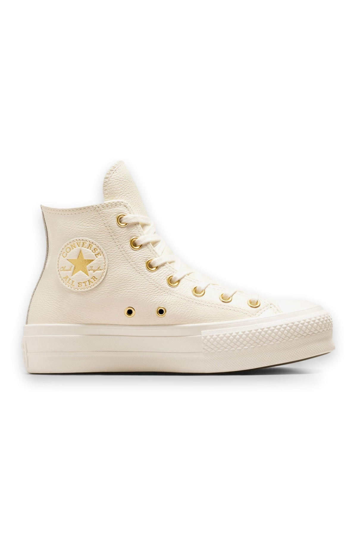 A12764C Chuck Taylor All Star Lift Sneakers Bej Unisex Spor Ayakkabı - Görsel 2