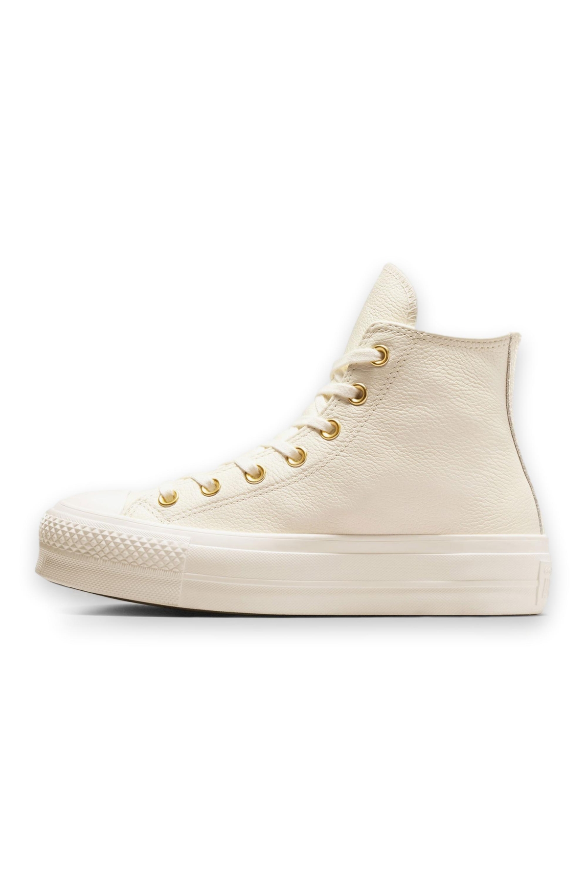 A12764C Chuck Taylor All Star Lift Sneakers Bej Unisex Spor Ayakkabı - Görsel 4
