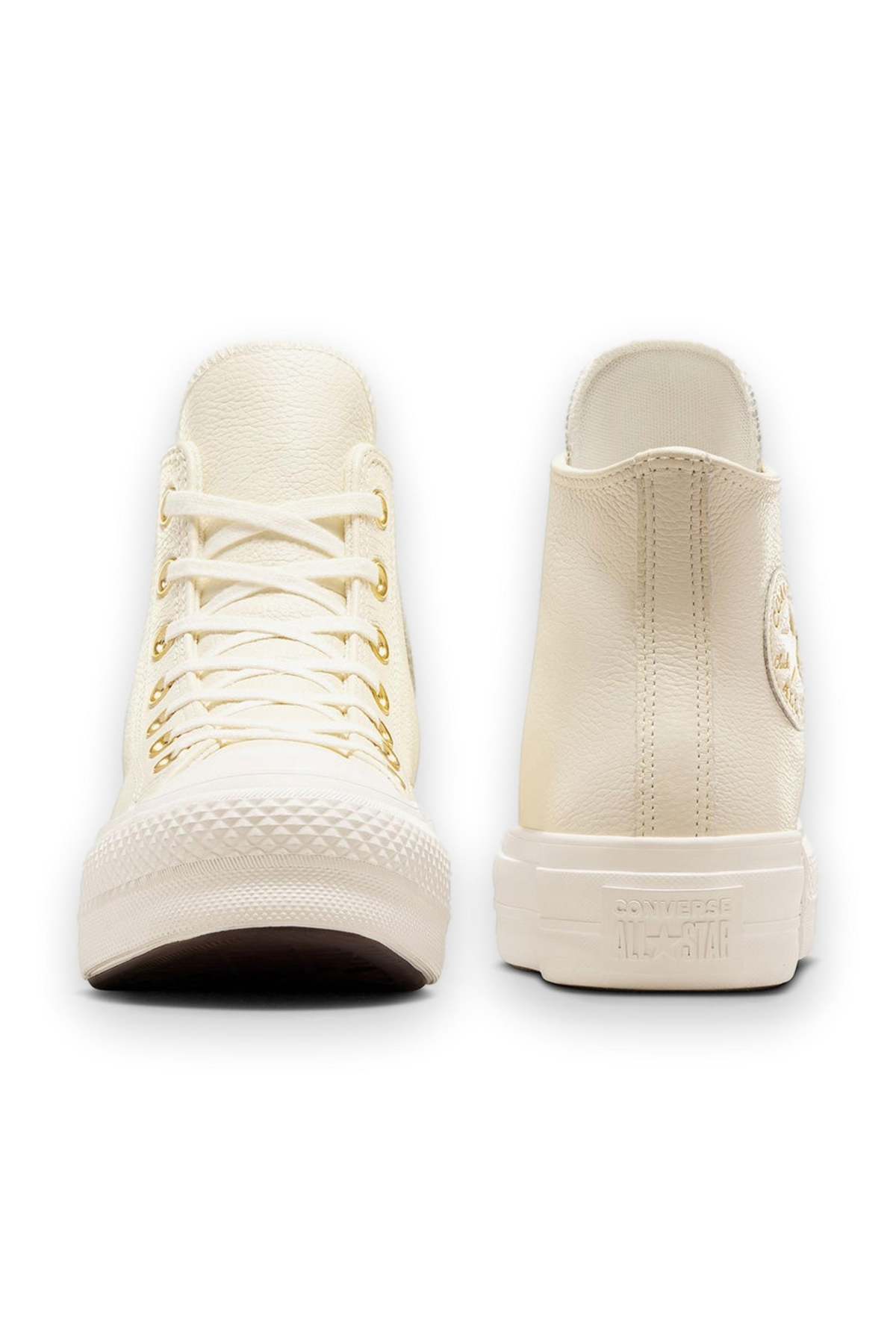 A12764C Chuck Taylor All Star Lift Sneakers Bej Unisex Spor Ayakkabı - Görsel 5