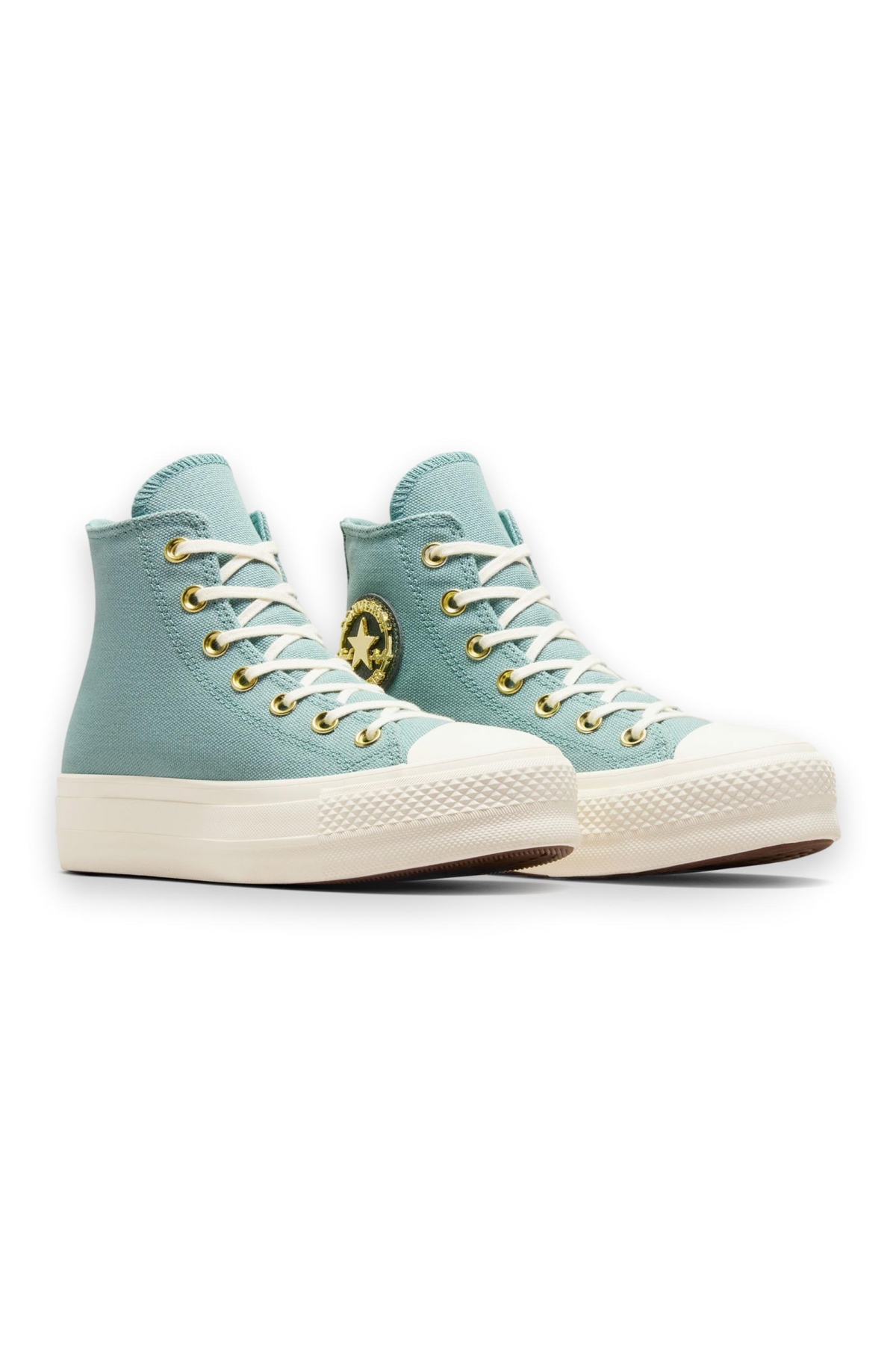 A11495C Chuck Taylor All Star Lift Sneakers Açık Yeşil Unisex Spor Ayakkabı - Görsel 3