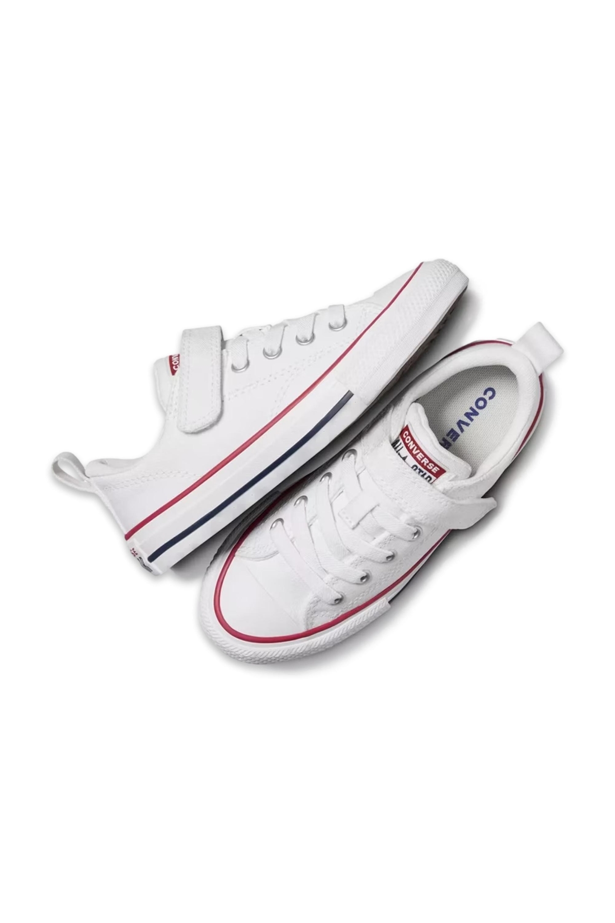 A07390C Chuck Taylor All Star Malden Street Easy On Canvas Beyaz Çocuk Ayakkabı - Görsel 3