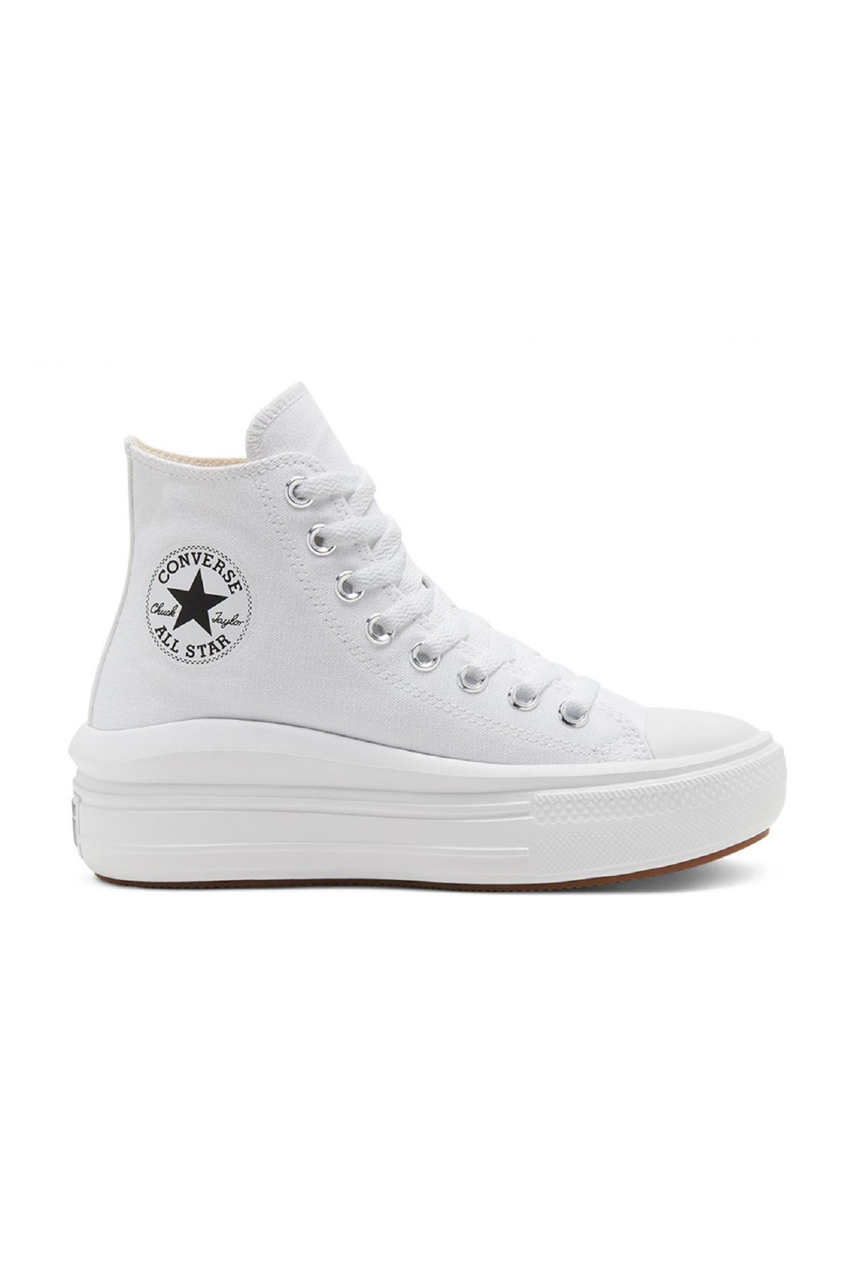 568497Chuck All Star Move Platform Beyaz Unisex Ayakkabı - Görsel 2
