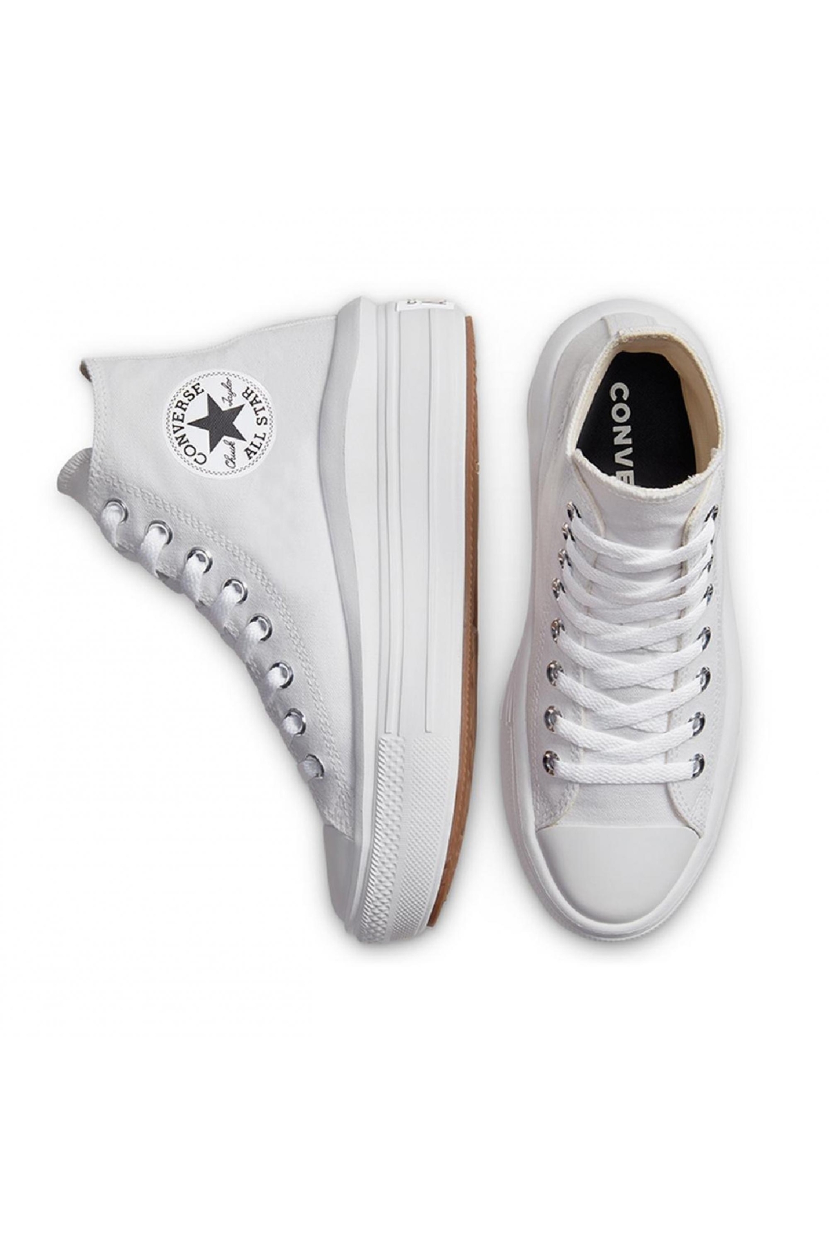 568497Chuck All Star Move Platform Beyaz Unisex Ayakkabı - Görsel 5