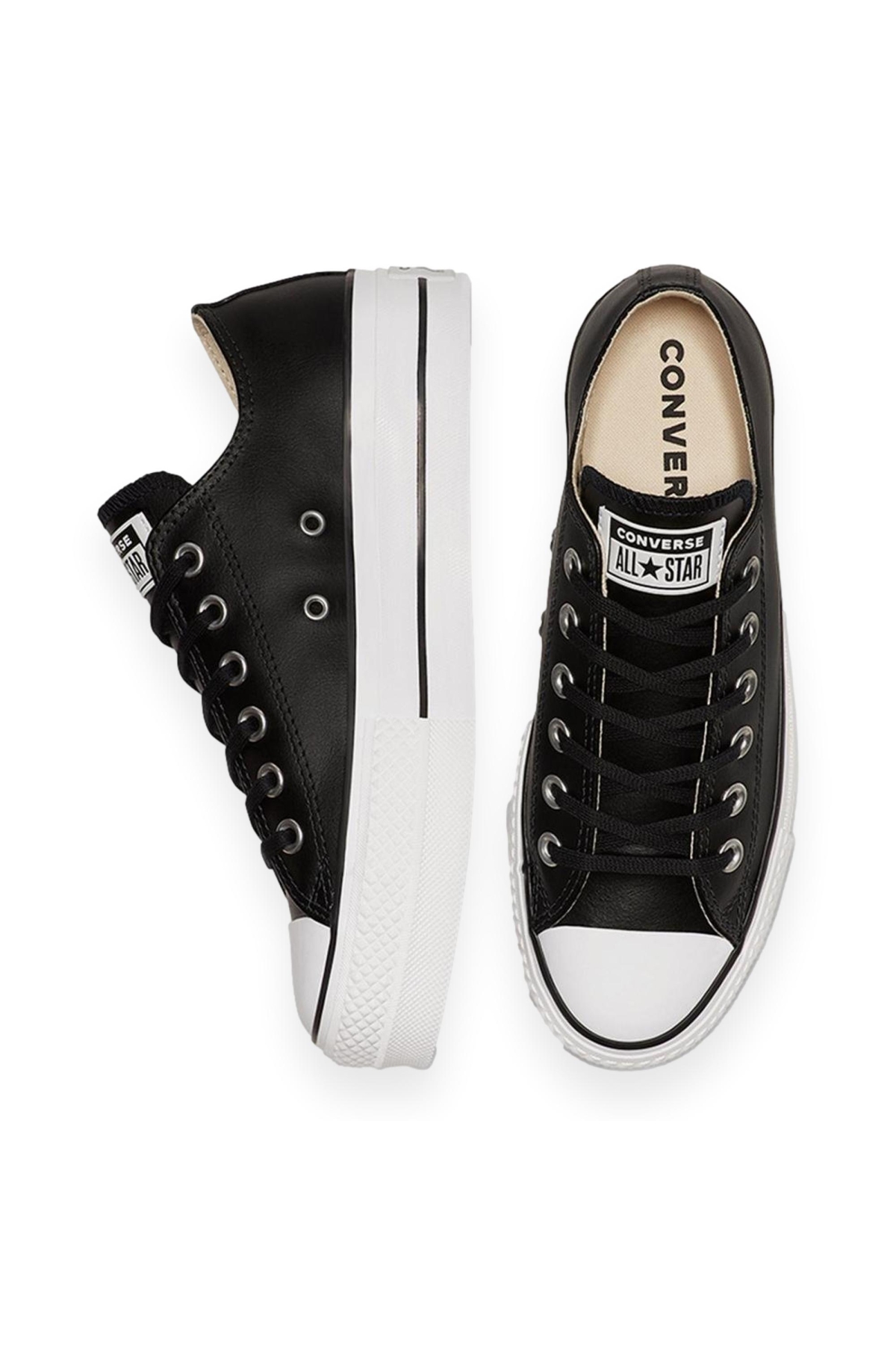 561680 Chucktaylor All Star Siyah-Beyaz Unisex Ayakkabı - Görsel 4