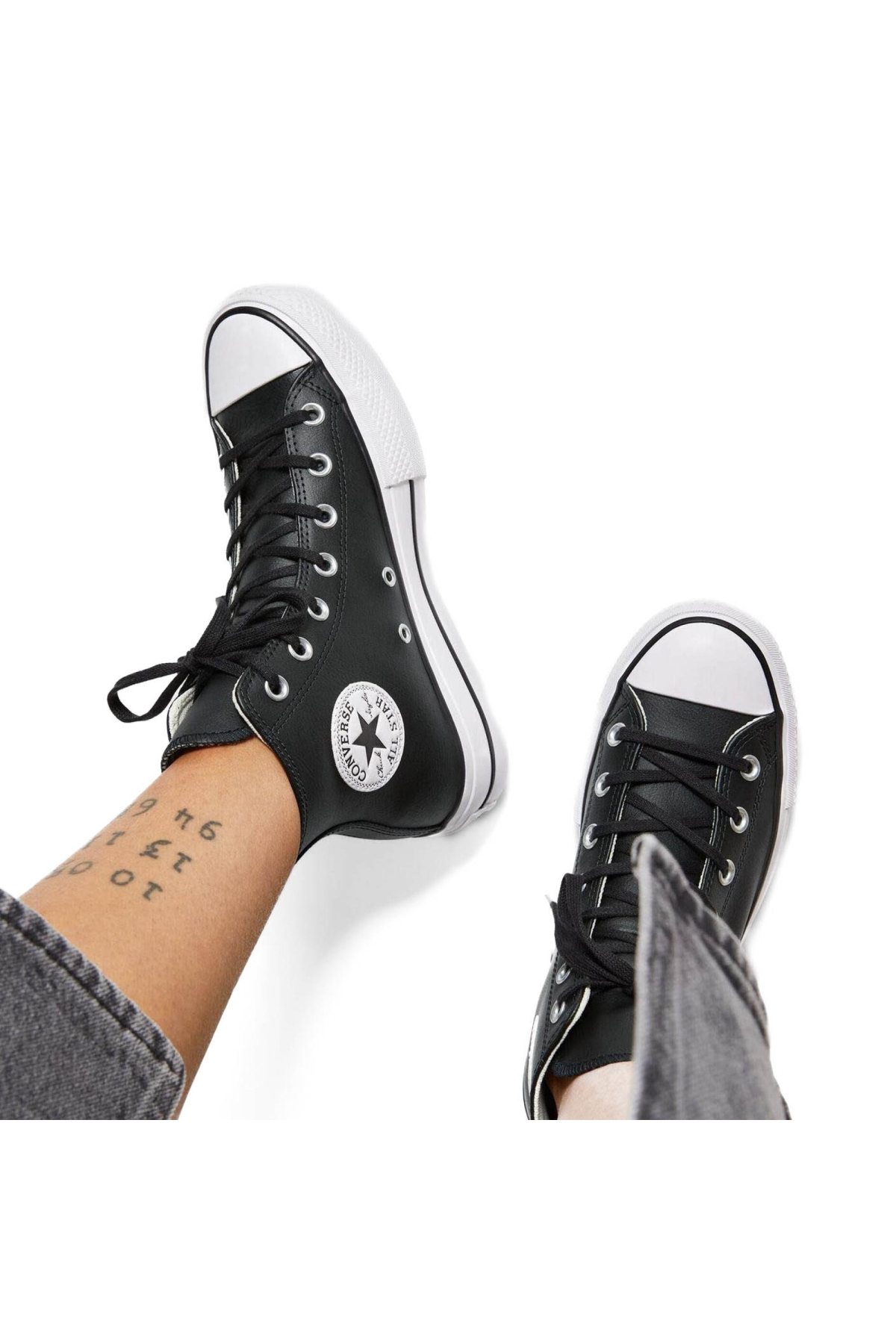 561675C Chucktaylor Allstar Platform Unisex Ayakkabı - Görsel 4