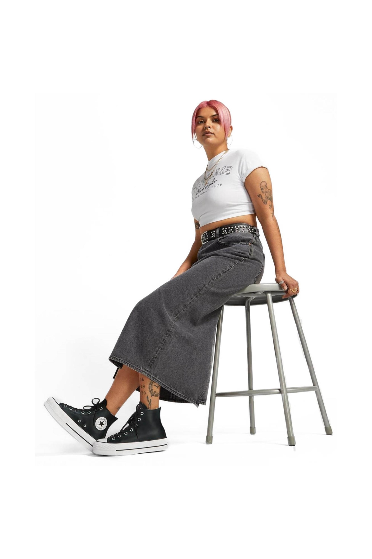 561675C Chucktaylor Allstar Platform Unisex Ayakkabı - Görsel 5