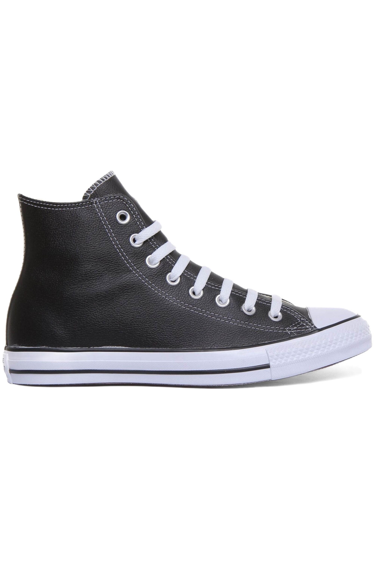 132169 ChuckTaylor AllStar Leather Siyah Unisex Ayakkabı - Görsel 2