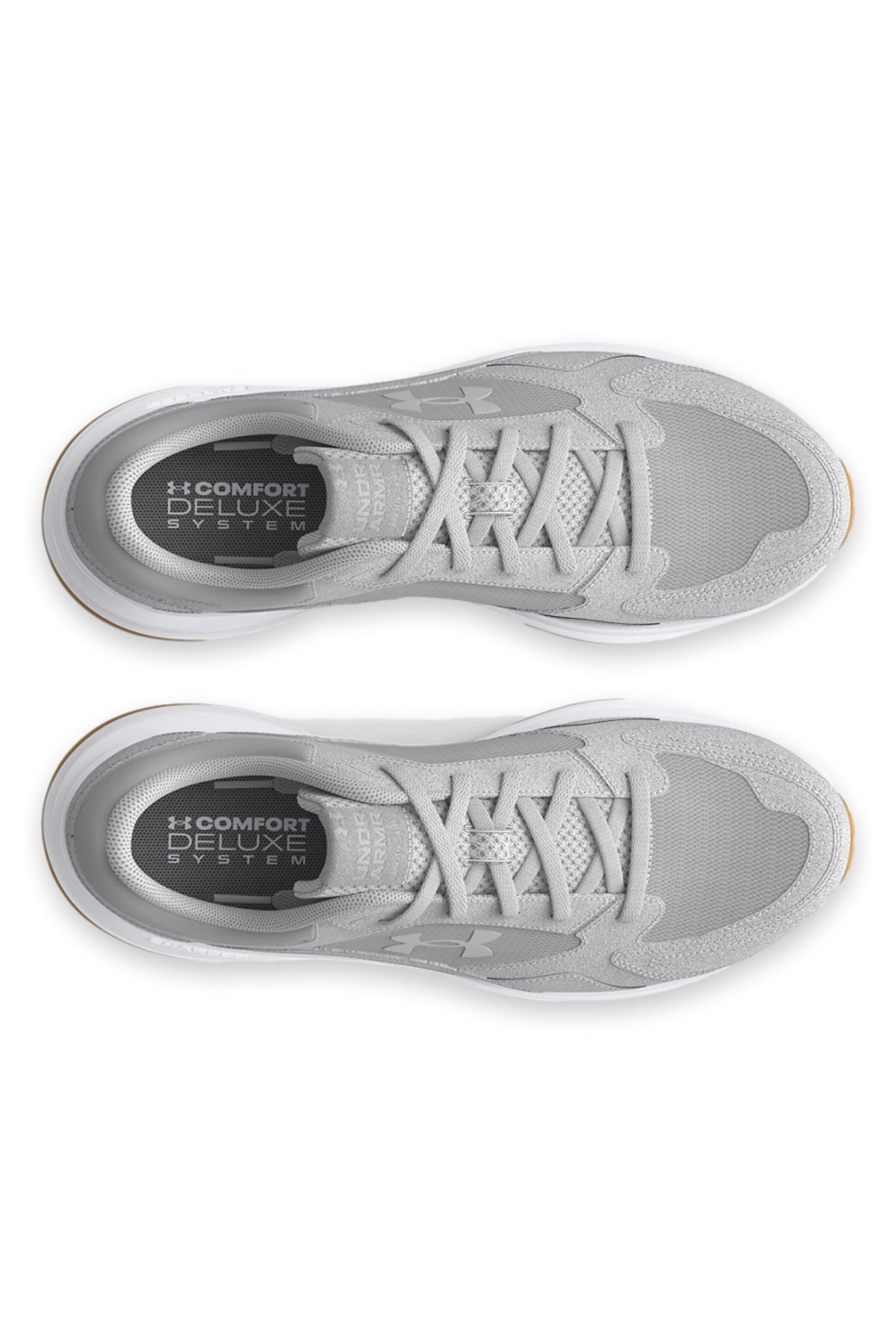 6003014 Ua W Edge Suede Günlük Açık Gri Unisex Spor Ayakkabı - Görsel 4