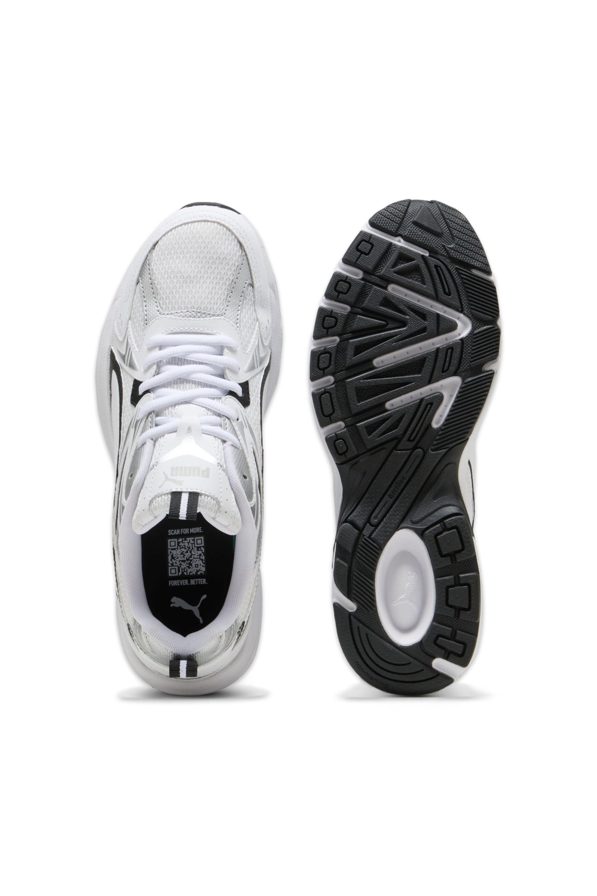 402623 Milenio Tech Günlük Beyaz-Siyah Unisex Spor Ayakkabı - Görsel 6