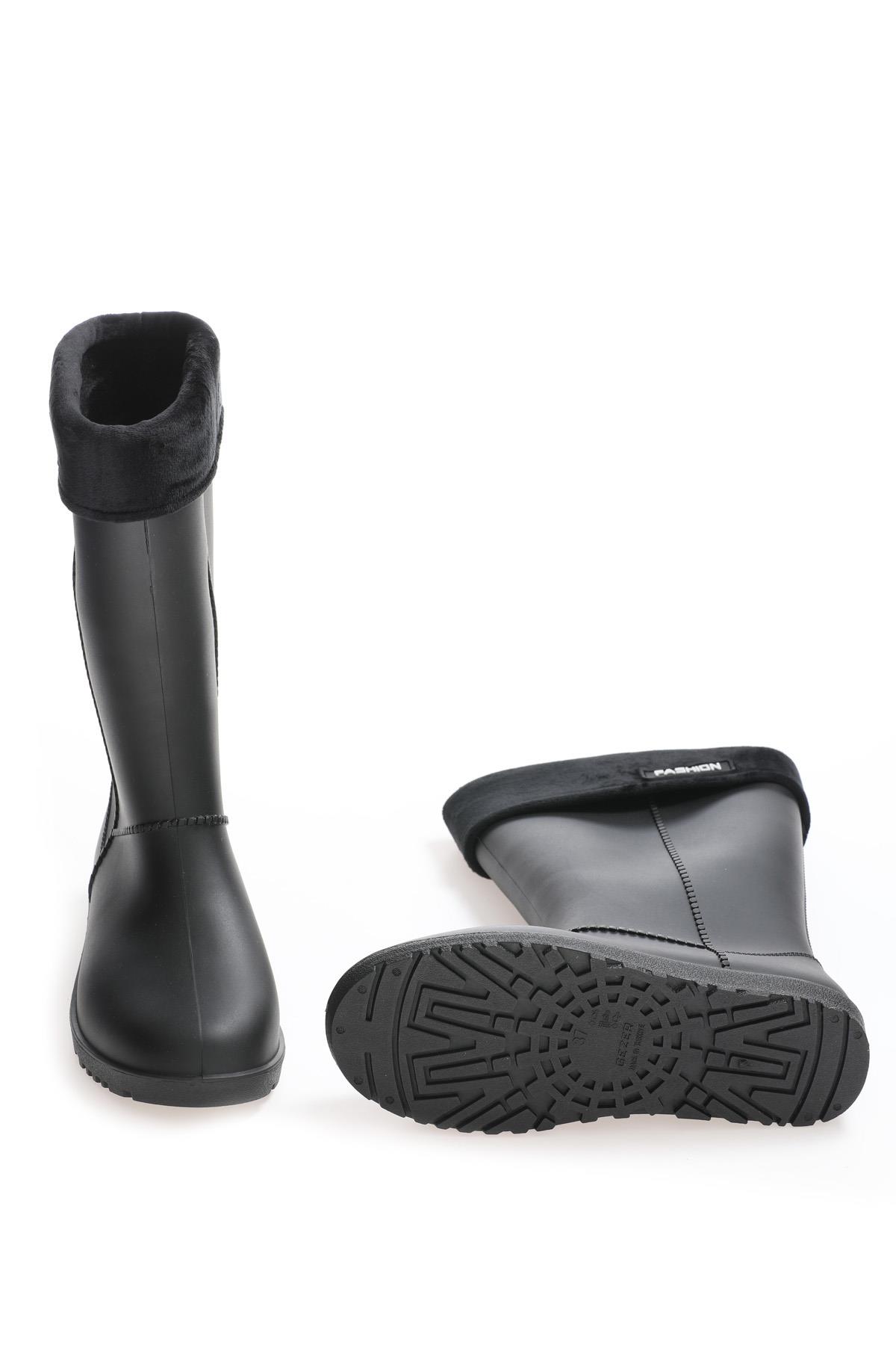 00623 Kadın Termal Astarlı Su Geçirmez Çizme - Görsel 5