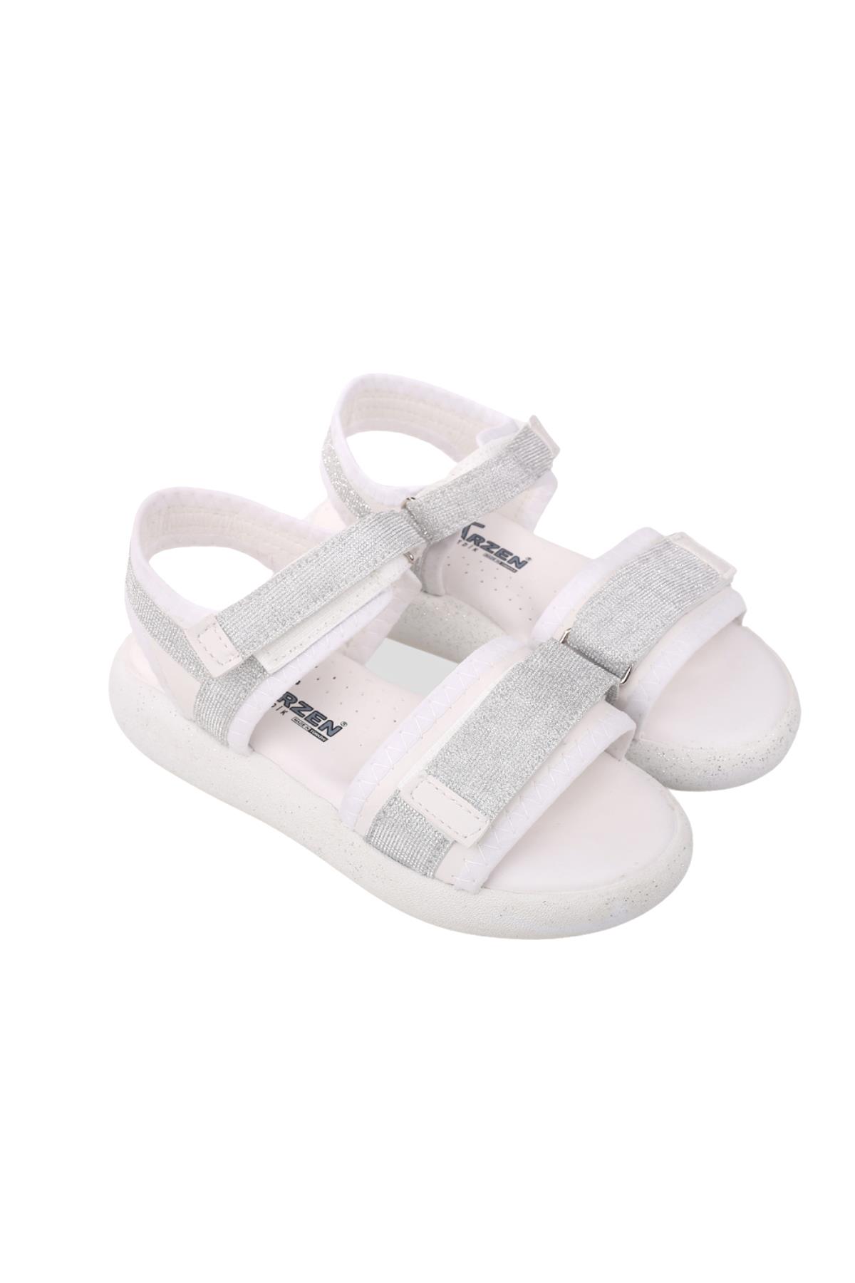 Arzn 4830 Kız Çocuk Ortopedik Rahat Taban Sandalet - Görsel 2