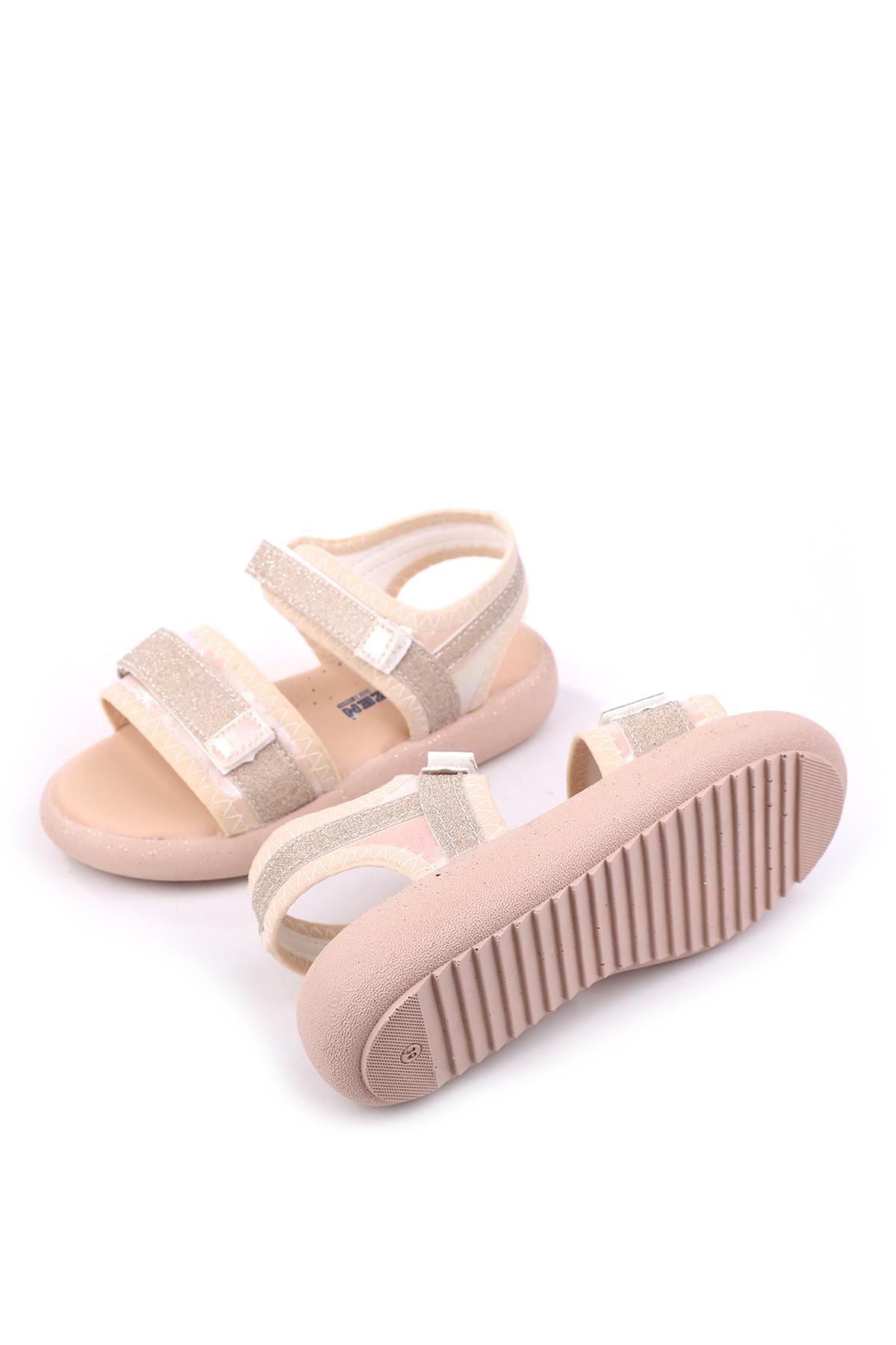 Arzn 4830 Kız Çocuk Ortopedik Rahat Taban Sandalet - Görsel 6