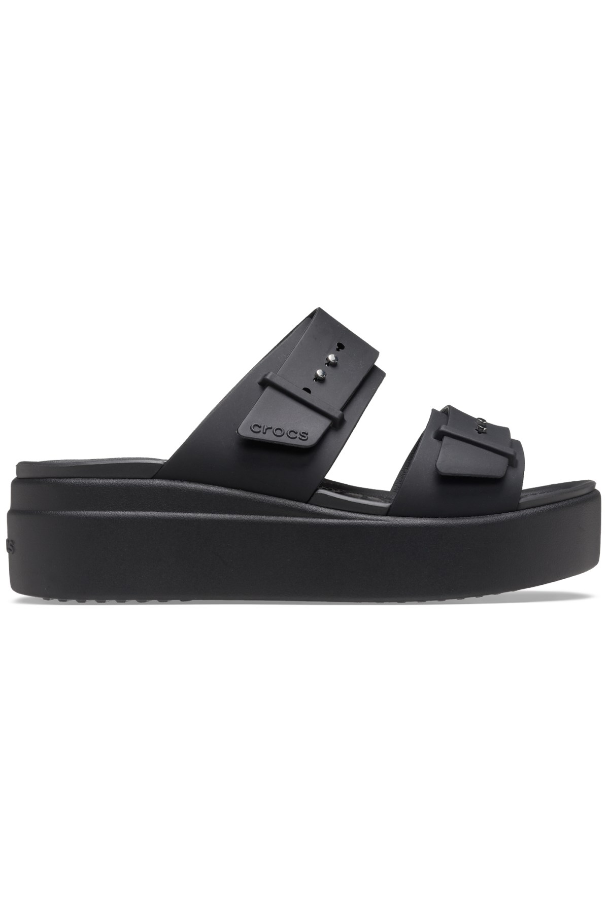 Crocs Crocs Siyah Brooklyn Buckle Kadın Terlik Sandalet & Terlik | Flo Siyah - 2. görsel
