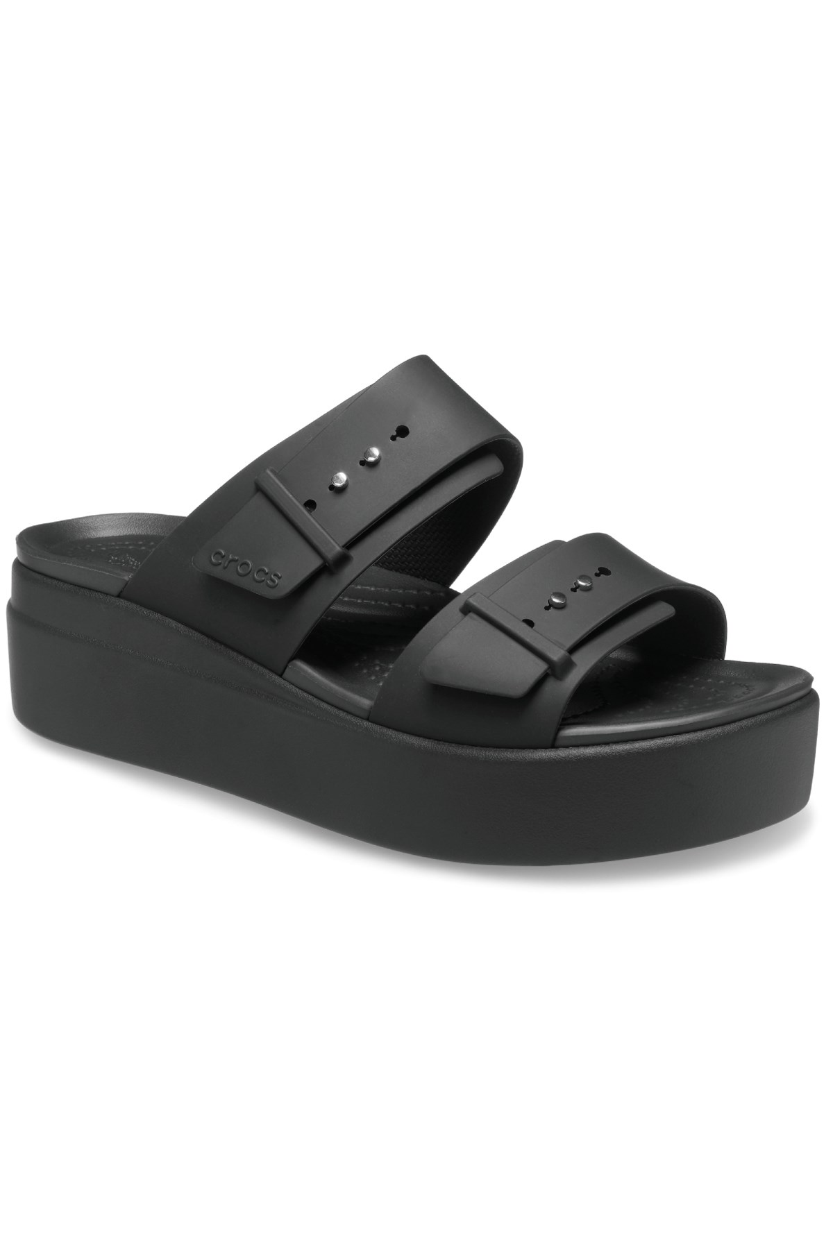 Crocs Crocs Siyah Brooklyn Buckle Kadın Terlik Sandalet & Terlik | Flo Siyah - 5. görsel