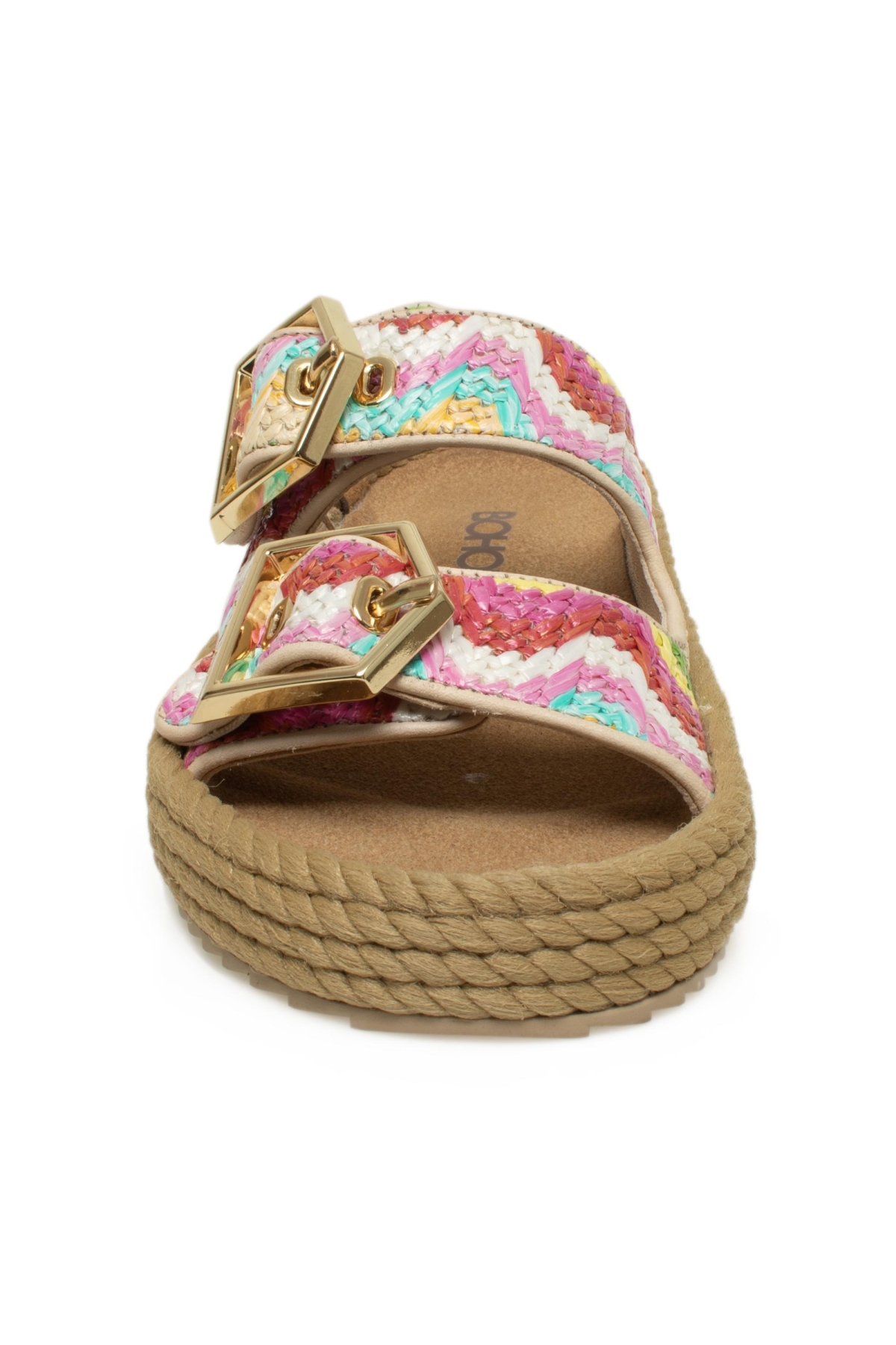 Sydney-Z Hasir Çok Renkli Kadın Terlik - Görsel 4