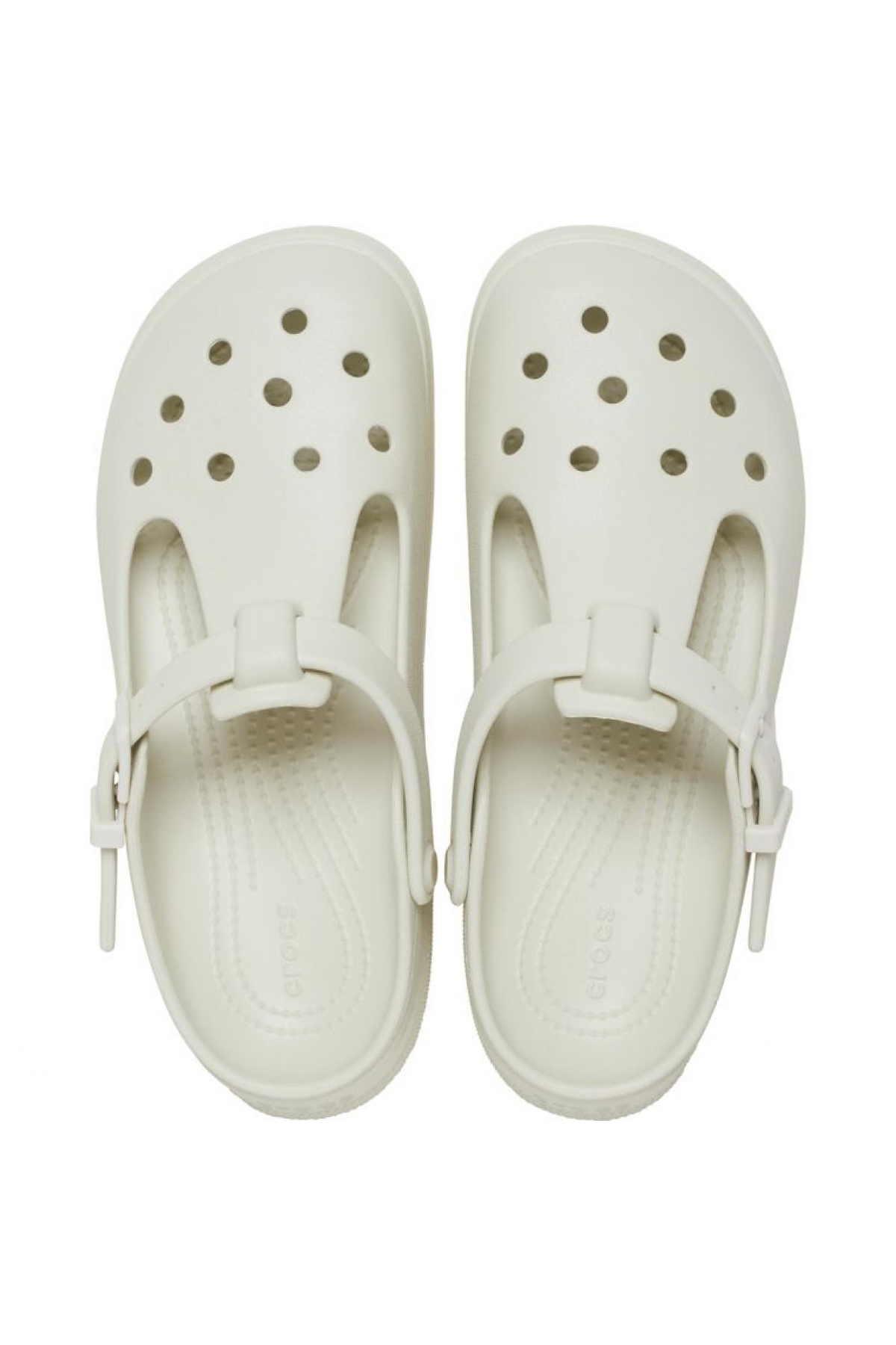 210581 Classic Mary Jane Clog Beyaz Unisex Terlik - Görsel 4