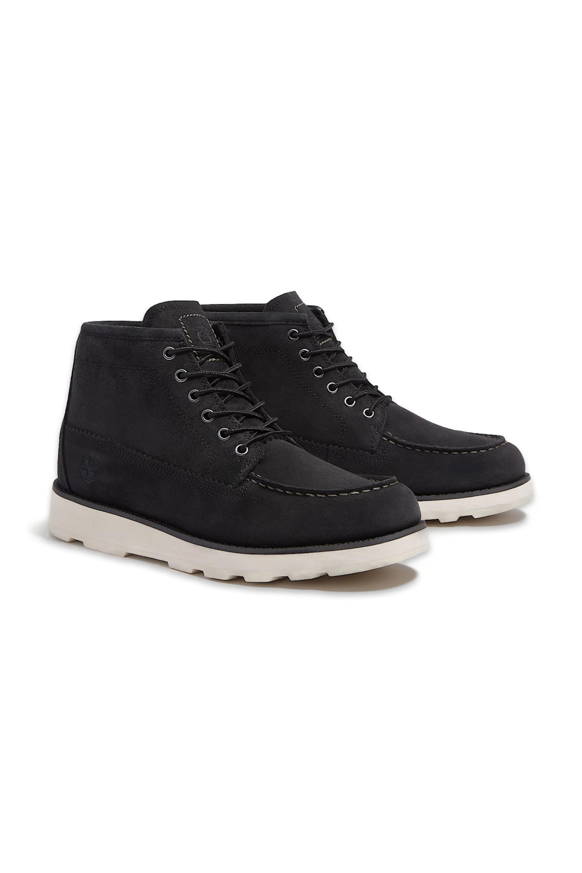 Tb0A6Cep Britton Mills Mid Lace Up Chukka Boot Süet Siyah Erkek Bot - Görsel 2