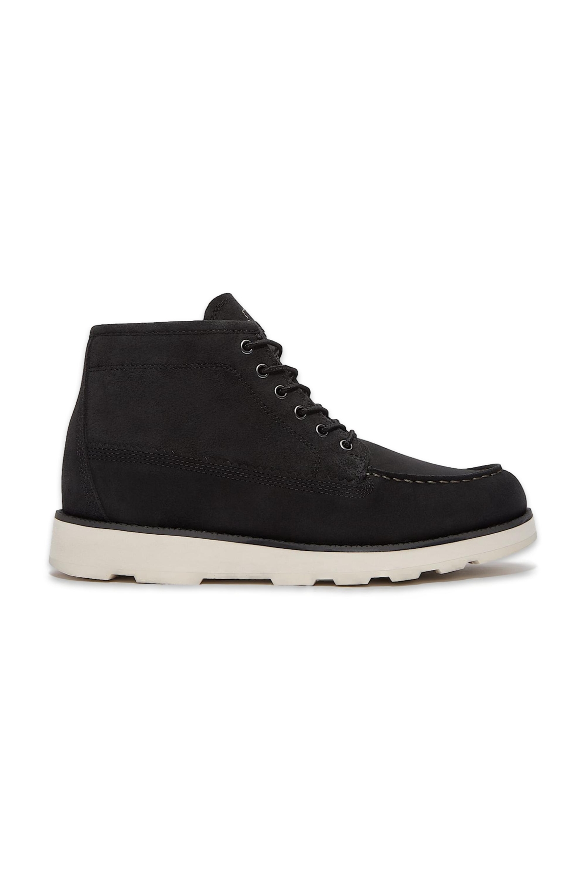 Tb0A6Cep Britton Mills Mid Lace Up Chukka Boot Süet Siyah Erkek Bot - Görsel 3